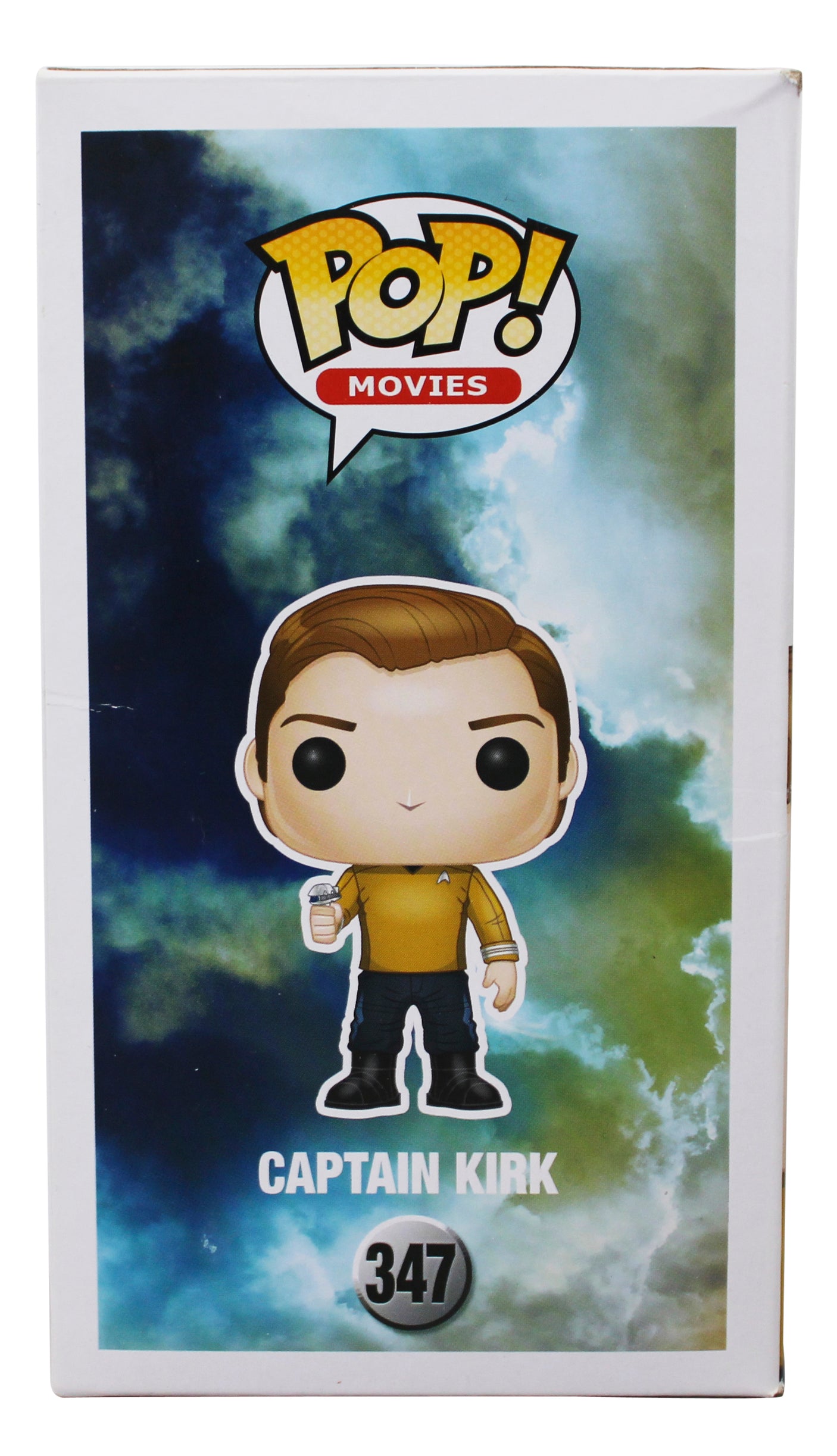 Chris Pine Signed Captain Kirk #347 Funko Pop Vinyl Figure PSA/DNA #AP84511