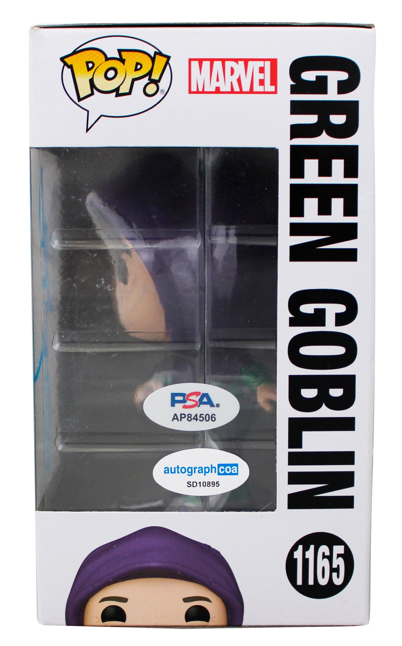 Willem Dafoe Signed Green Goblin #1165 Funko Pop Vinyl Figure PSA/DNA #AP84506