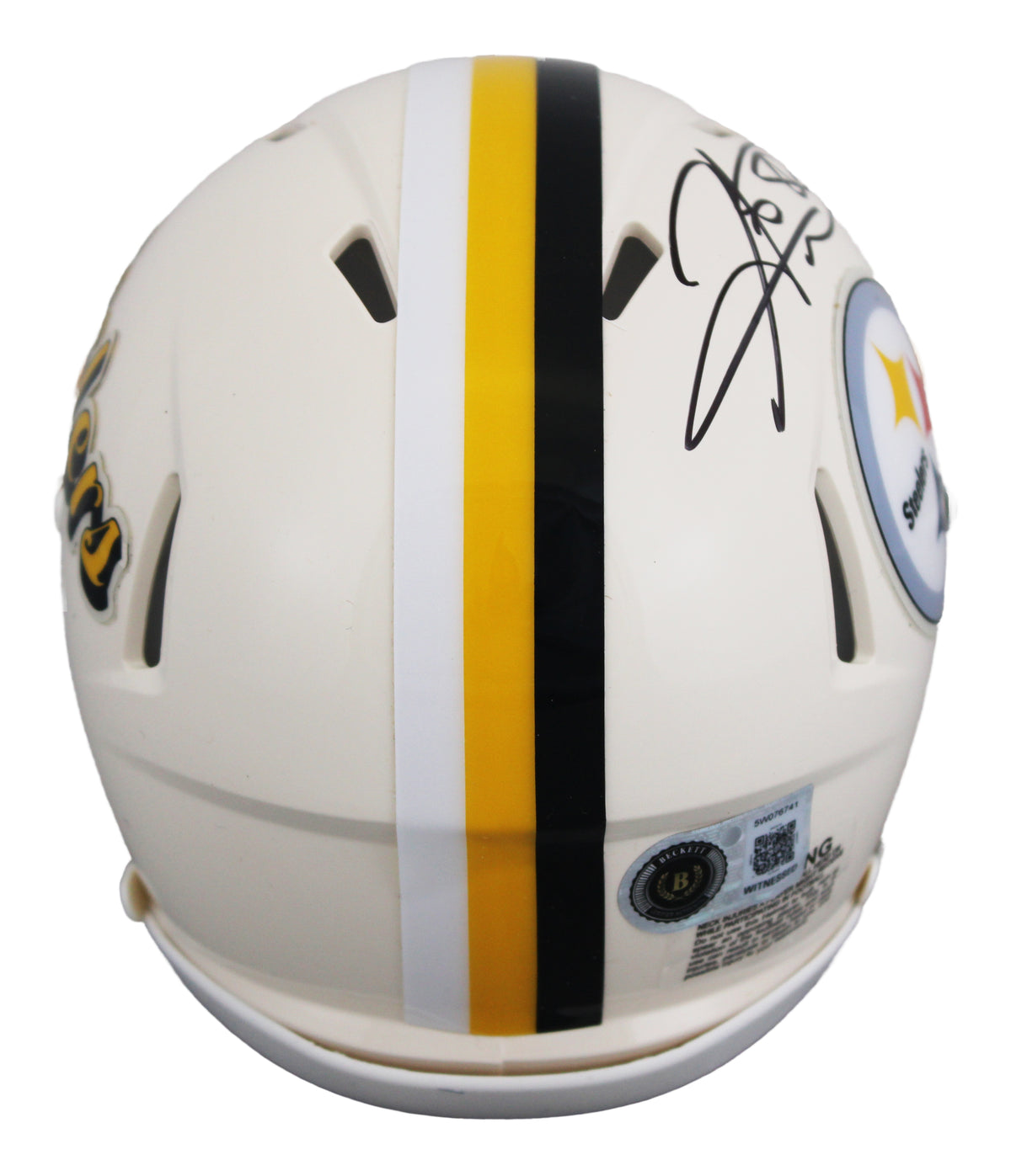 Steelers Hines Ward Authentic Signed Retro Speed Mini Helmet w/ Case BAS Witness