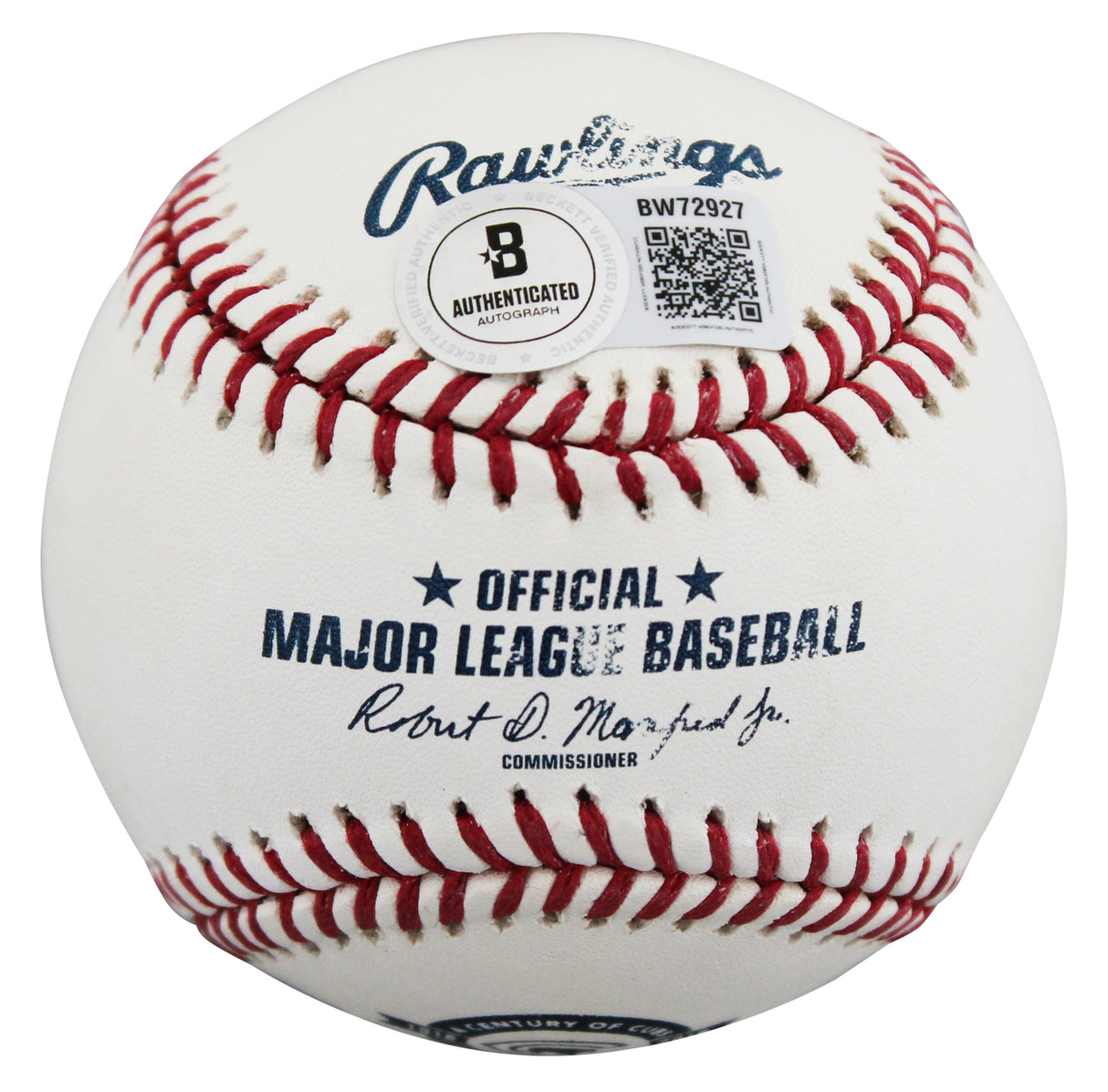 Cubs Ben Zobrist Signed A Century of Cubs Manfred OML Baseball BAS #BW72927
