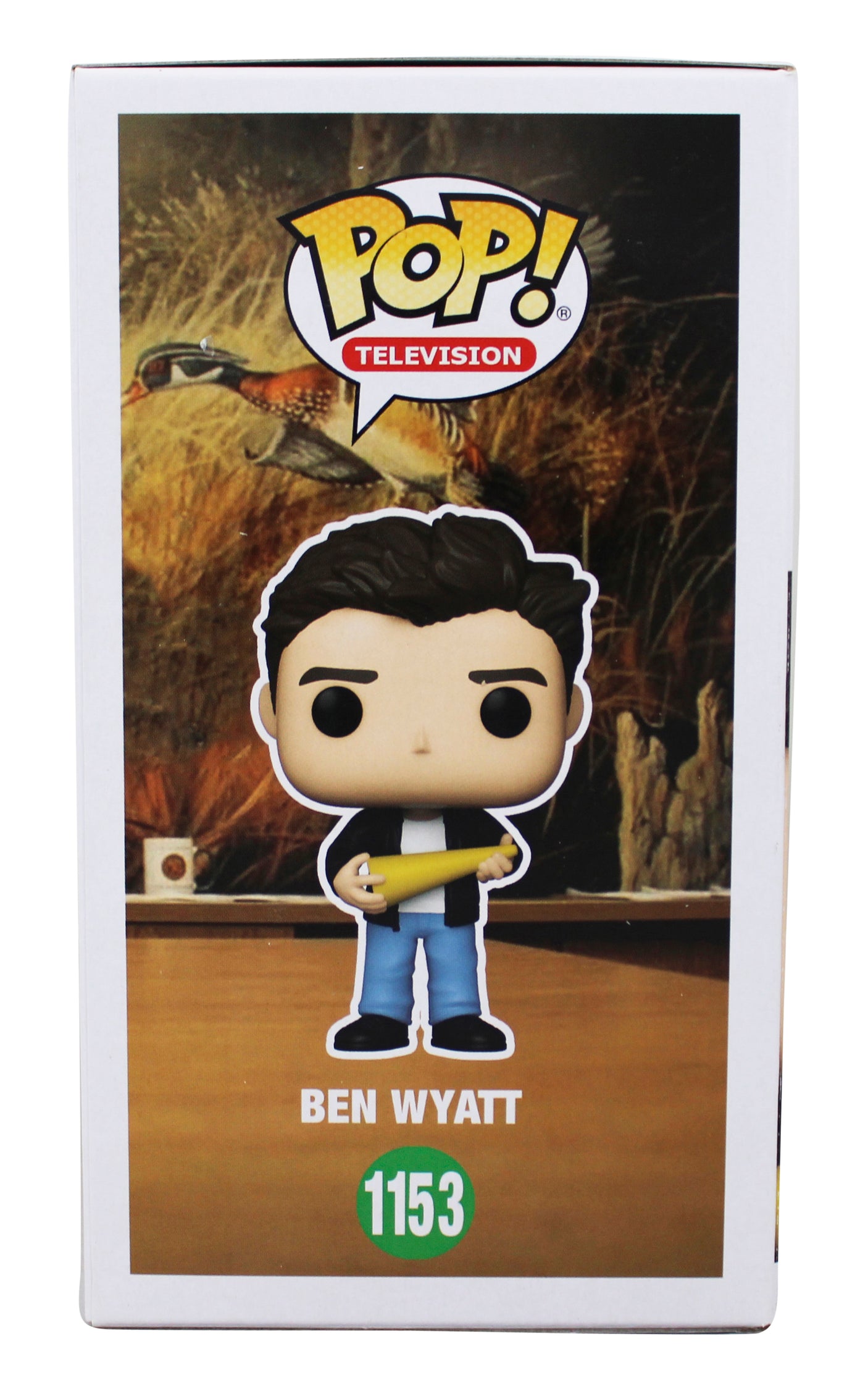 Adam Scott Parks & Recreation Signed #1153 Funko Pop Vinyl Figure JSA #CH64139