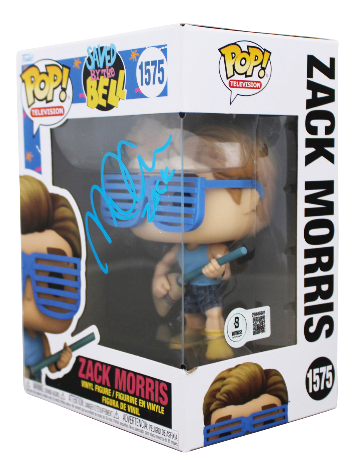 Mark-Paul Gosselaar Saved By The Bell "Zack" Signed #1575 Funko Pop Figure BAS W