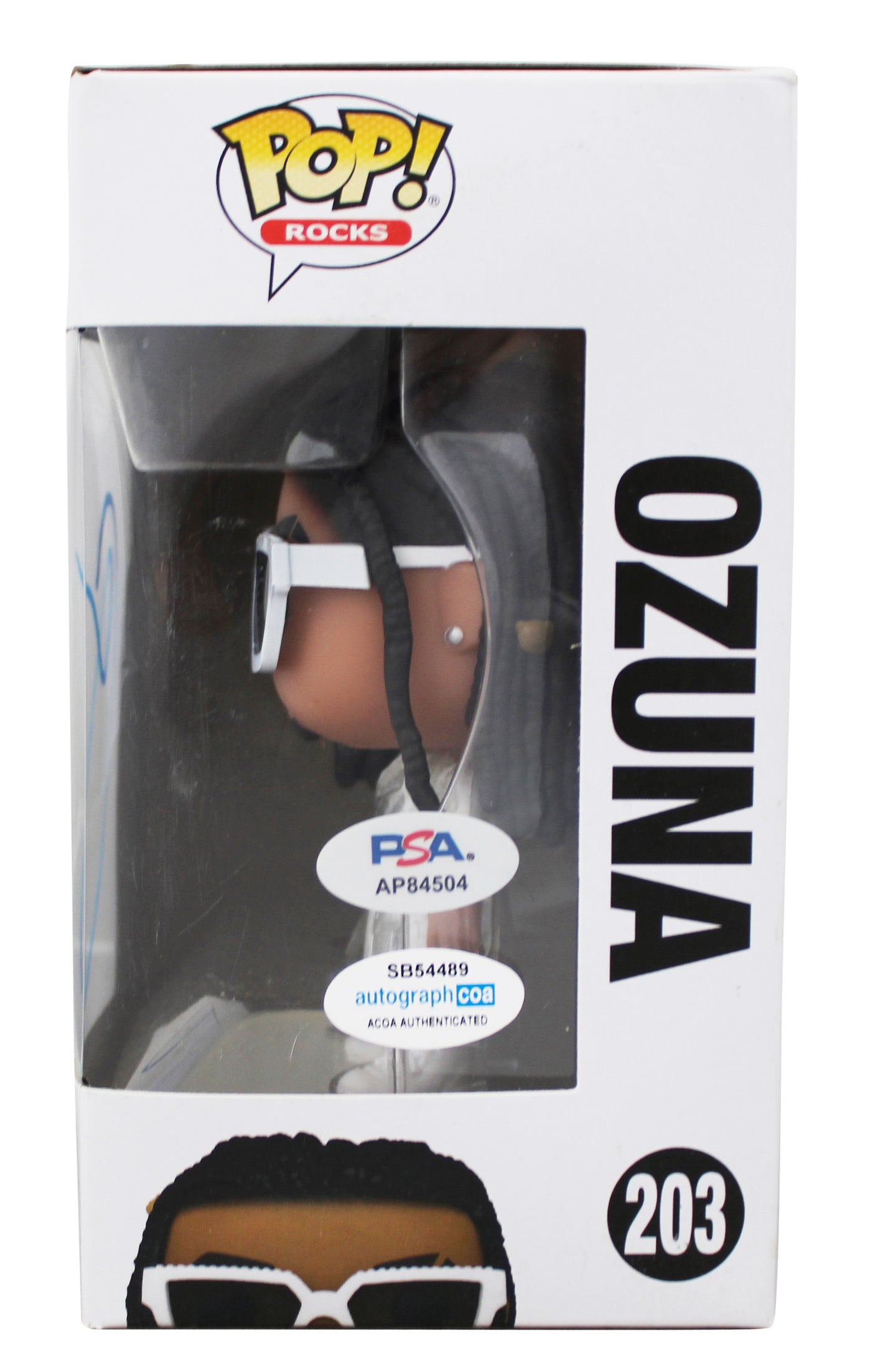 Ozuna Authentic Signed Ozuna #203 Funko Pop Vinyl Figure PSA/DNA #AP84504