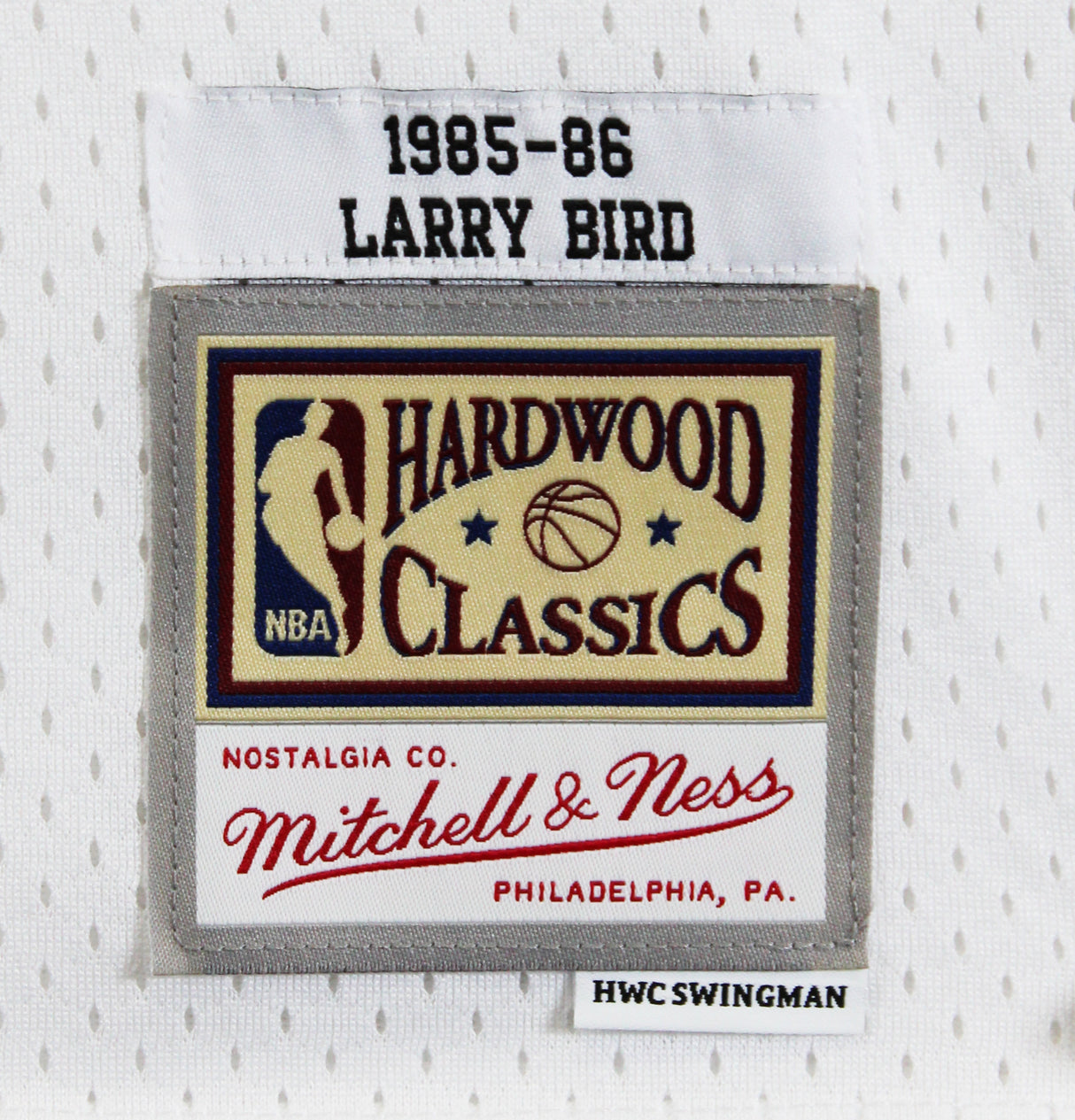 Celtics (3) Bird, Parish & McHale Signed White M&N Swingman Jersey BAS Witnessed