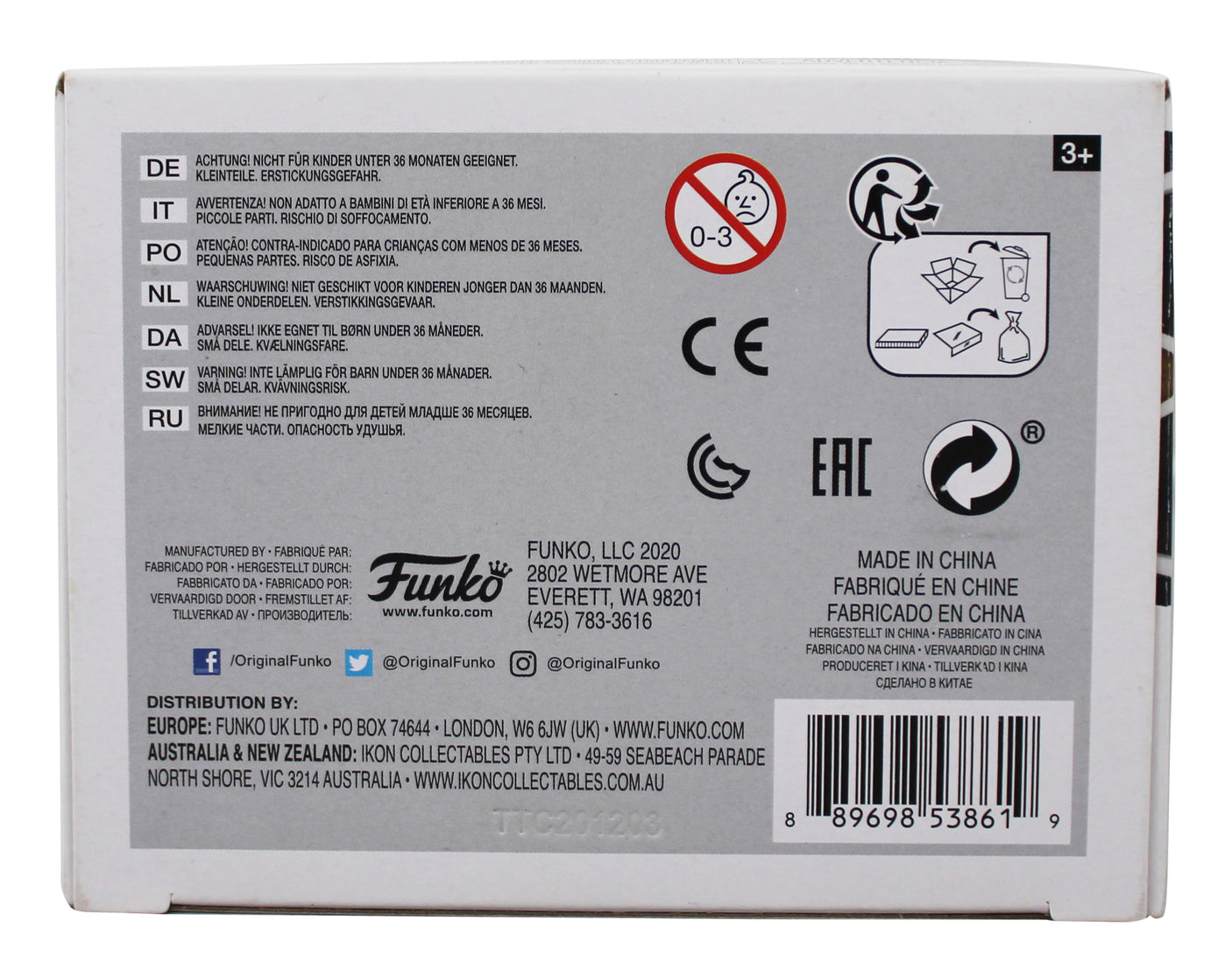 Ozuna Authentic Signed Ozuna #203 Funko Pop Vinyl Figure PSA/DNA #AP84504