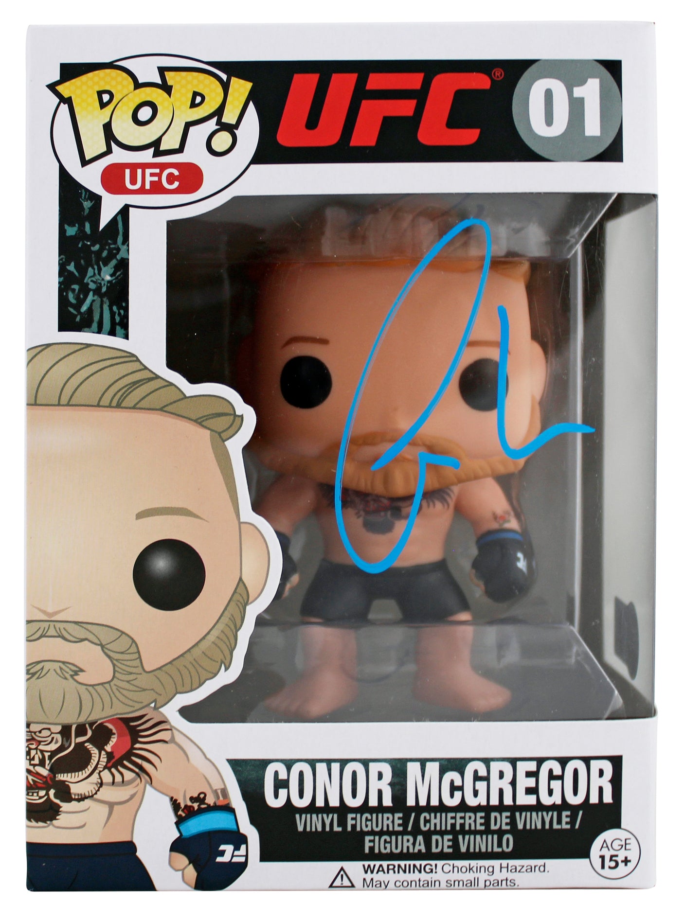 Conor McGregor Authentic Signed MMA #01 Funko Pop Vinyl Figure Autographed BAS