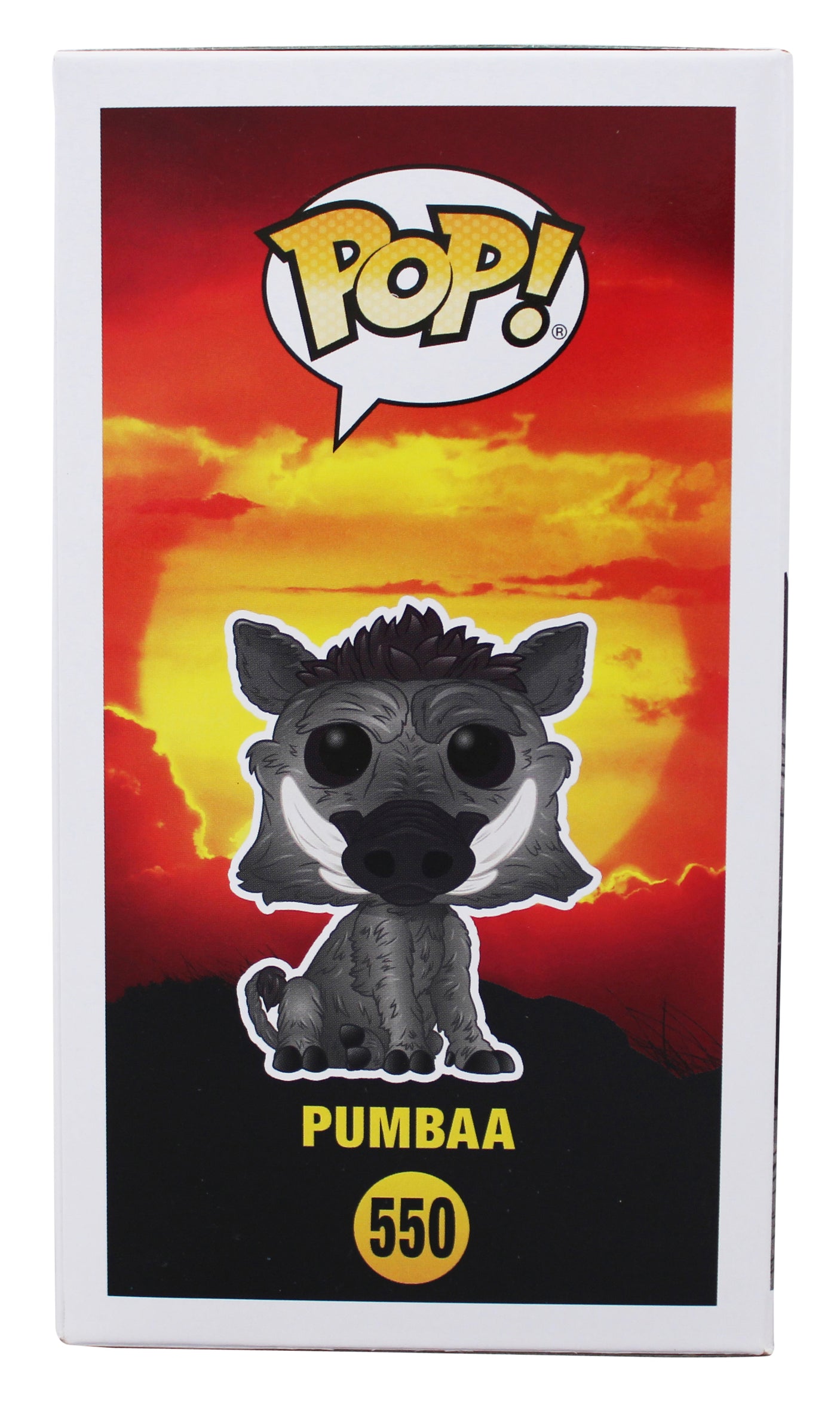 Seth Rogan The Lion King Signed Pumbaa #550 Funko Pop Vinyl Figure PSA #AP84499