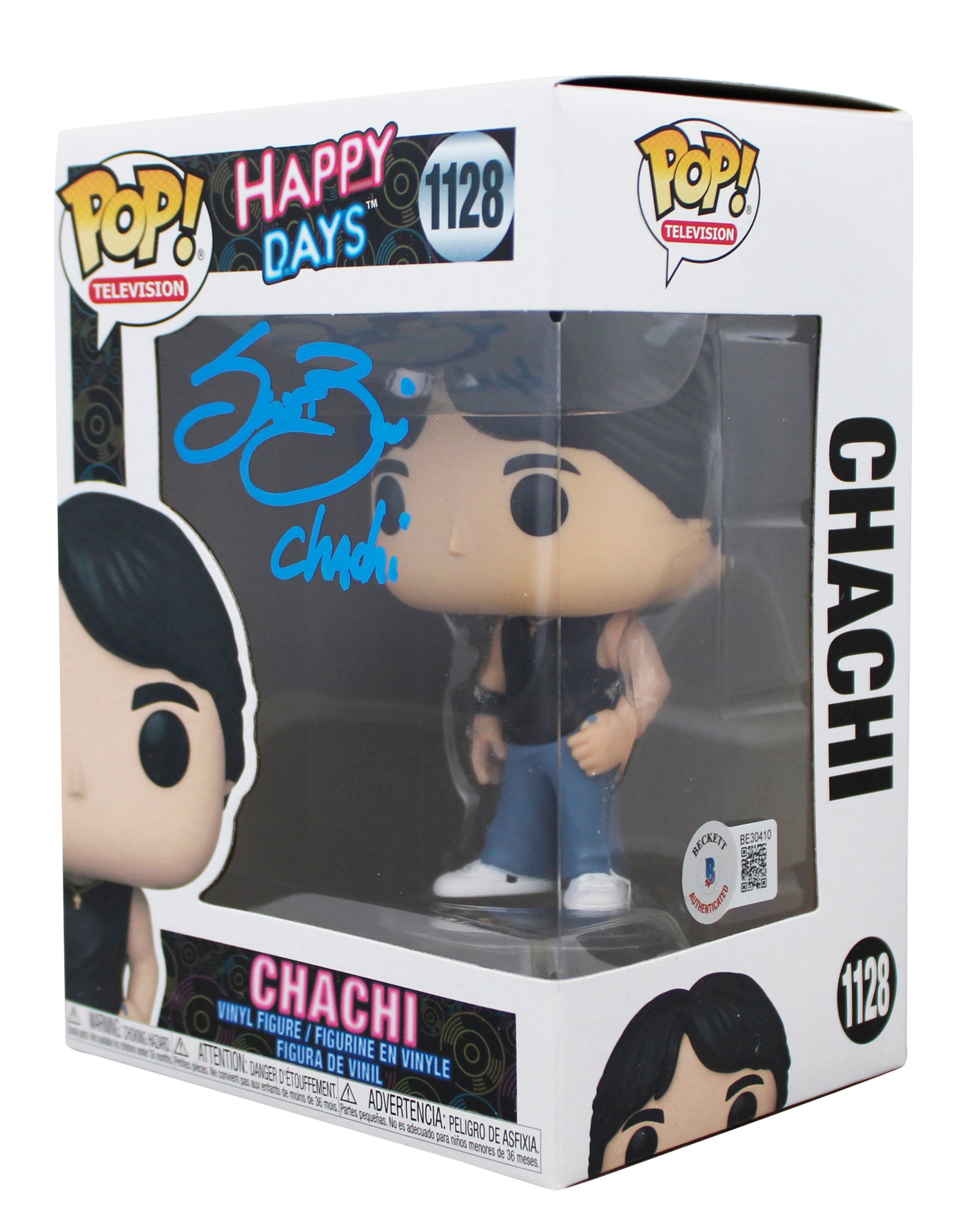 Scott Baio Happy Days "Chachi" Signed #1128 Funko Pop Vinyl Figure BAS #BE30410