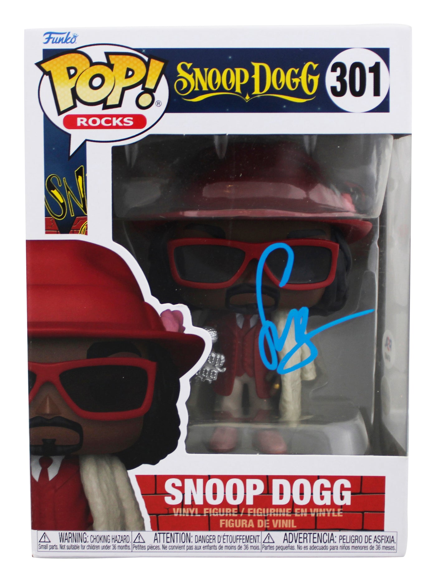 Snoop Dogg Authentic Signed #301 Funko Pop Vinyl Figure PSA/DNA #AP84497