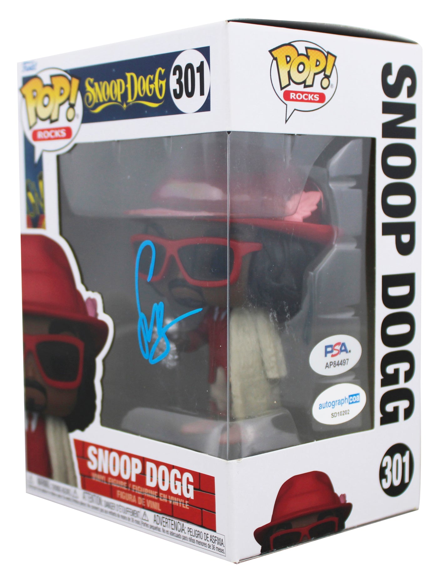 Snoop Dogg Authentic Signed #301 Funko Pop Vinyl Figure PSA/DNA #AP84497
