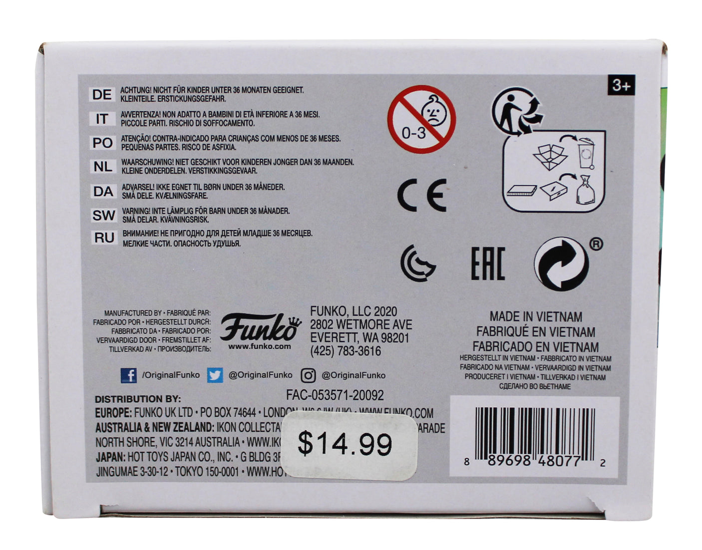 Tina Fey Soul Authentic Signed 22 #745 Funko Pop Vinyl Figure BAS #BU08676