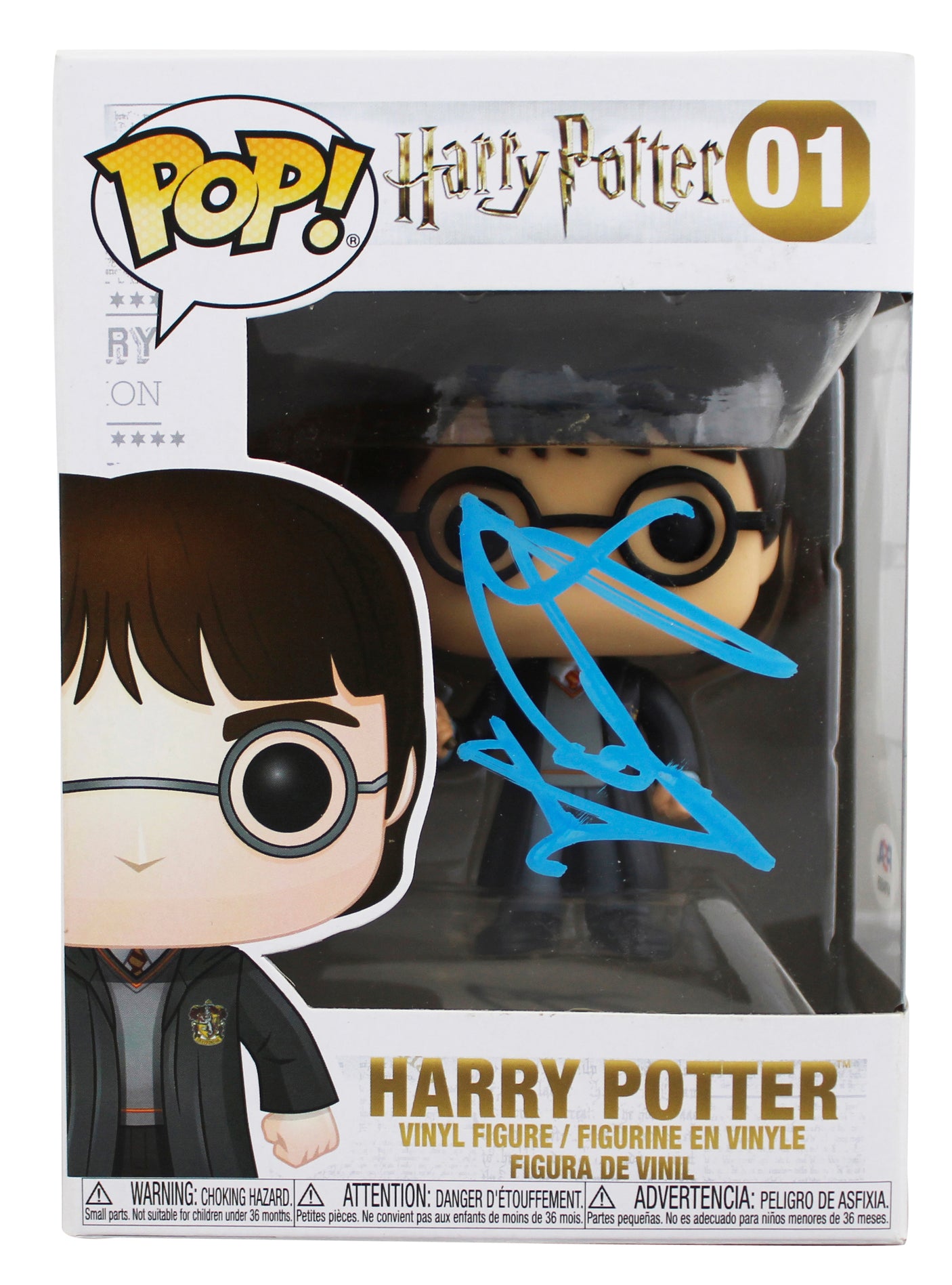 Daniel Radcliffe Harry Potter Signed #01 Funko Pop Vinyl Figure PSA #AP84505