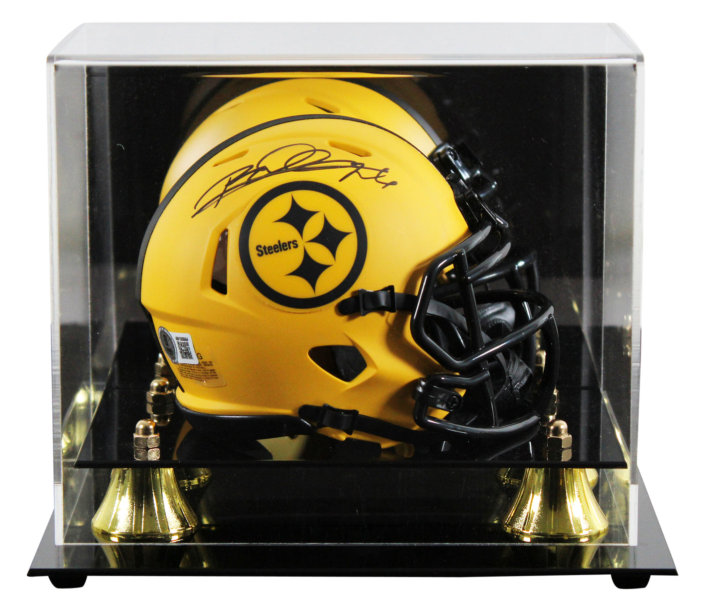 Steelers Rod Woodson Signed Rave Speed Mini Helmet W/ Case BAS Witnessed