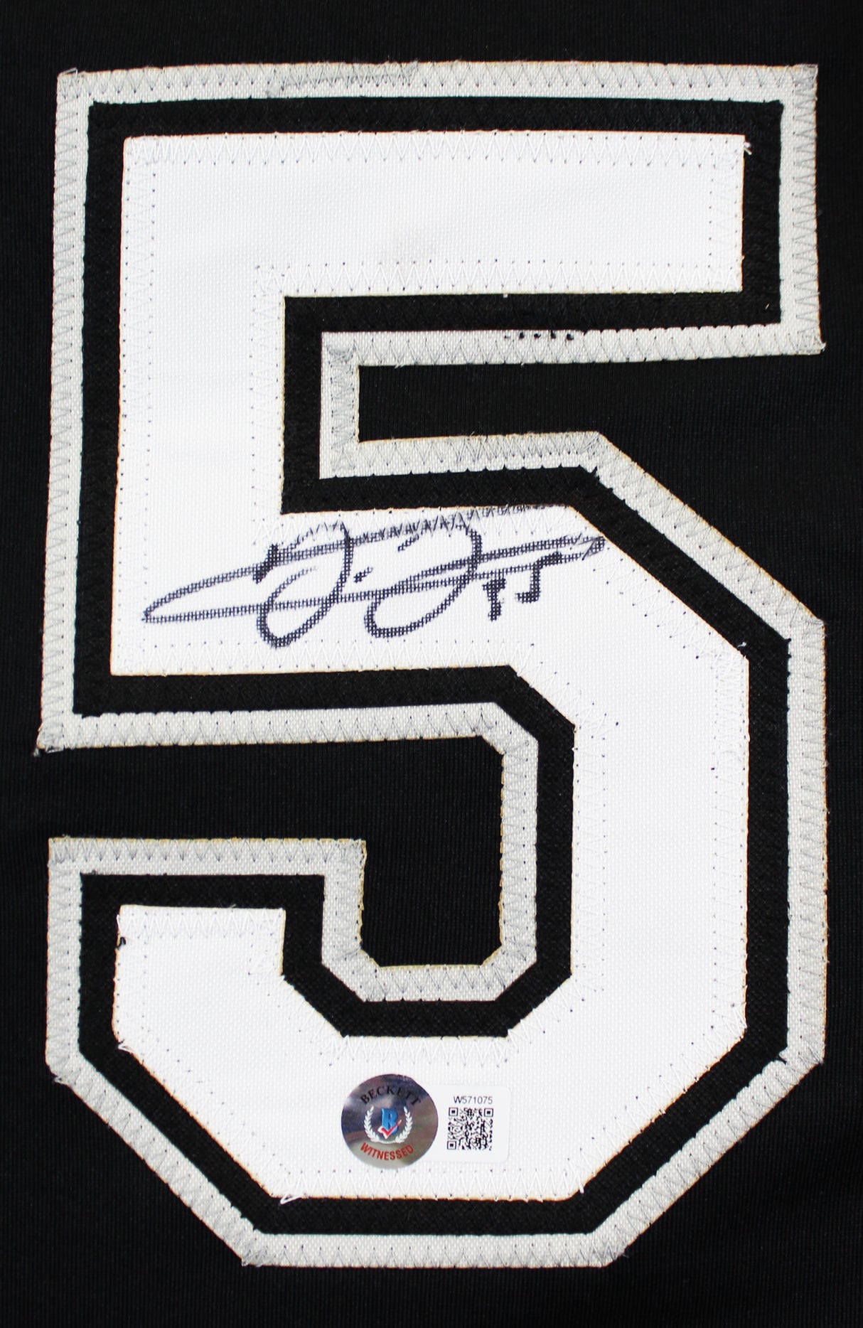 Frank Thomas Authentic Signed Black Pro Style Framed Jersey BAS Witnessed 2