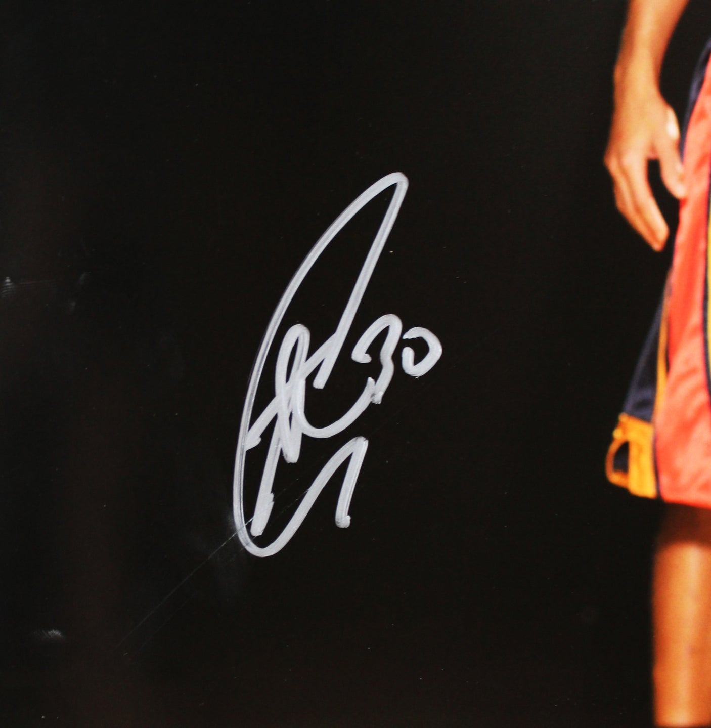 Warriors Stephen Curry Authentic Signed 16x20 Vertical Rookie Photo JSA