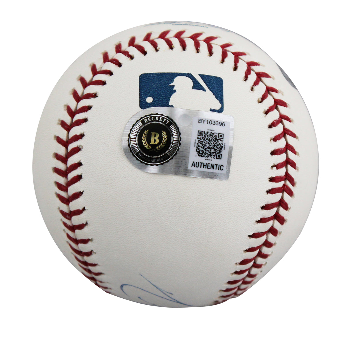 Rangers Nelson Cruz Authentic Signed Allen Selig OML Baseball BAS #BY103696