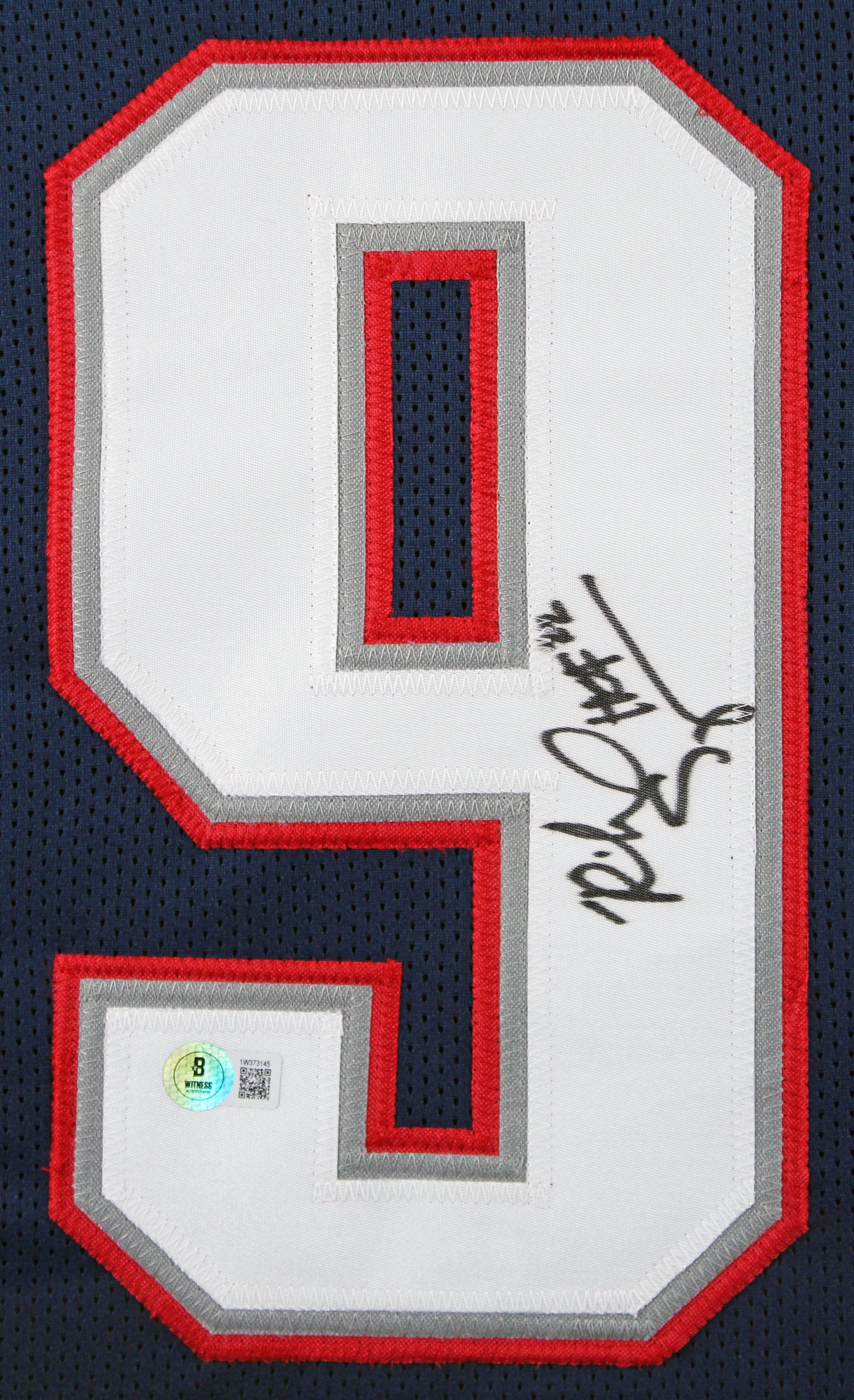 Richard Seymour "HOF 22" Authentic Signed Navy Pro Style Framed Jersey BAS Wit