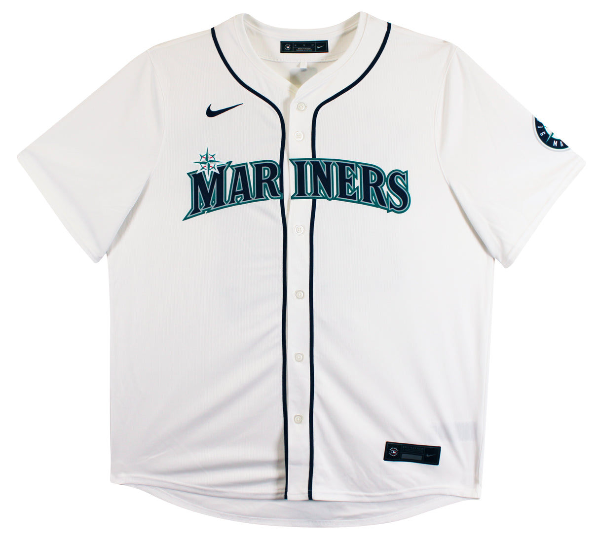 Mariners Julio Rodriguez Authentic Signed White Nike Jersey Autographed BAS