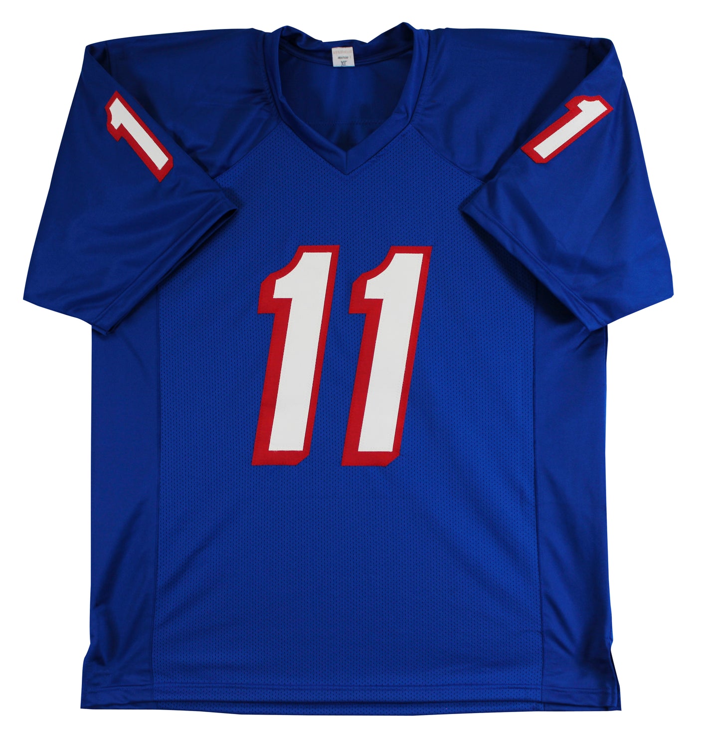 Drew Bledsoe Authentic Signed Throwback Blue Pro Style Jersey BAS Witnessed