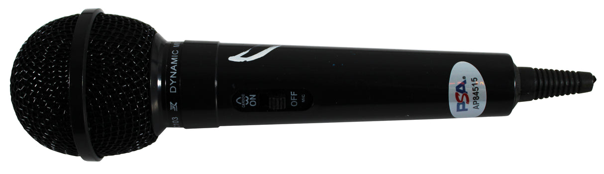 John Travolta Authentic Signed Microphone Autographed PSA/DNA #AP84515