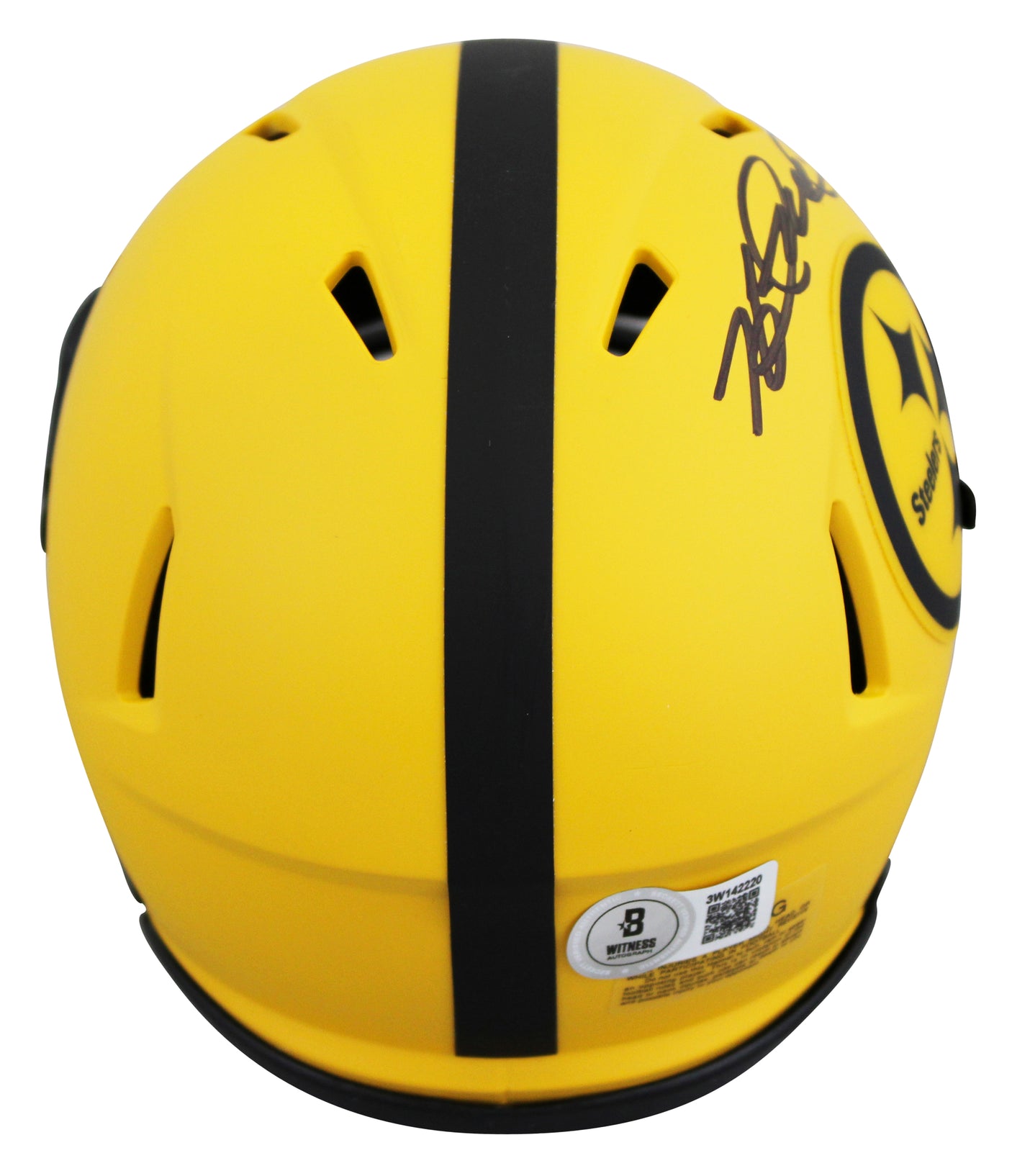 Steelers Heath Miller Authentic Signed Rave Speed Mini Helmet BAS Witnessed