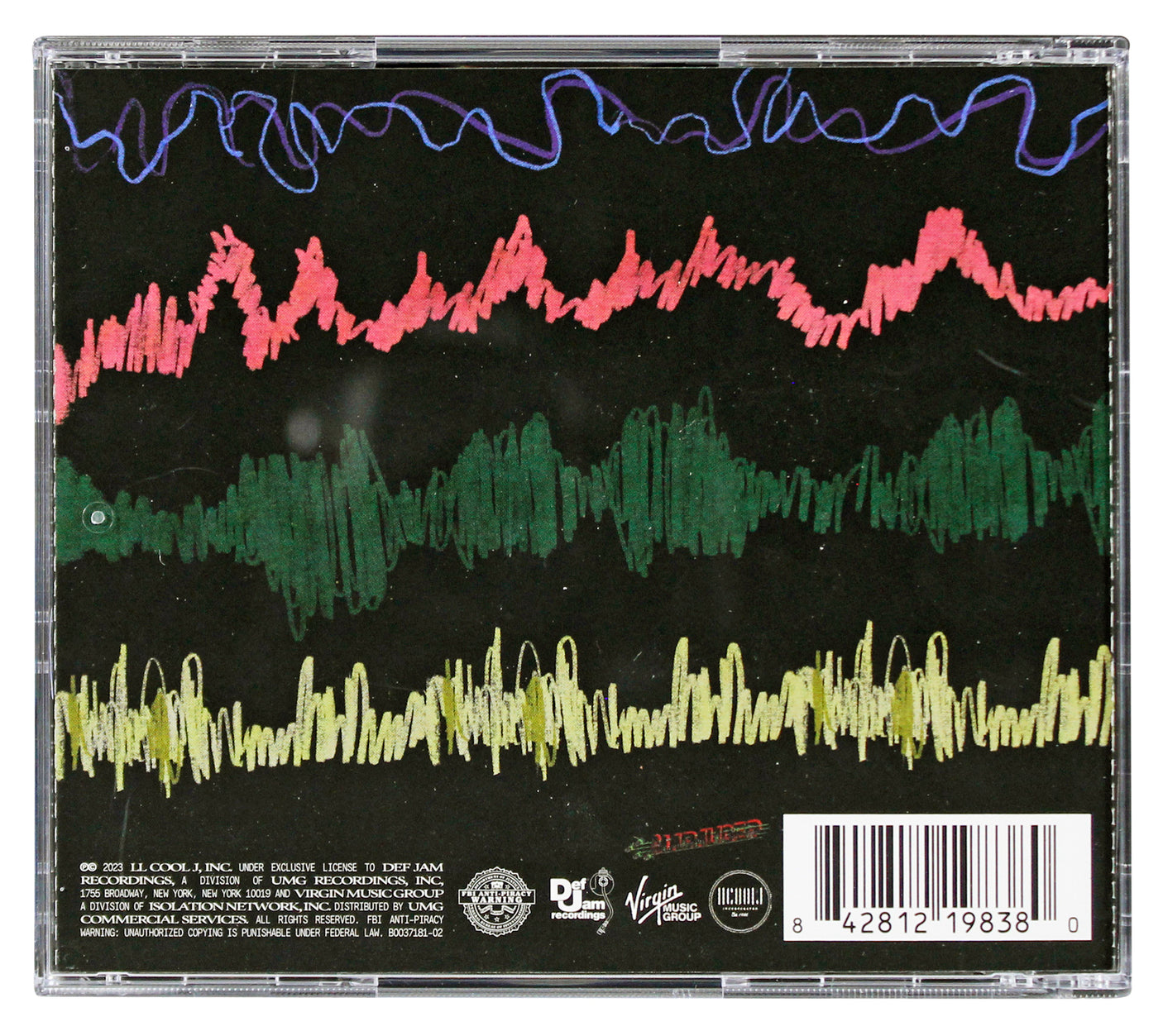 L.L. Cool J. Authentic Signed The Force Cd Insert W/ Disk BAS #BP50575