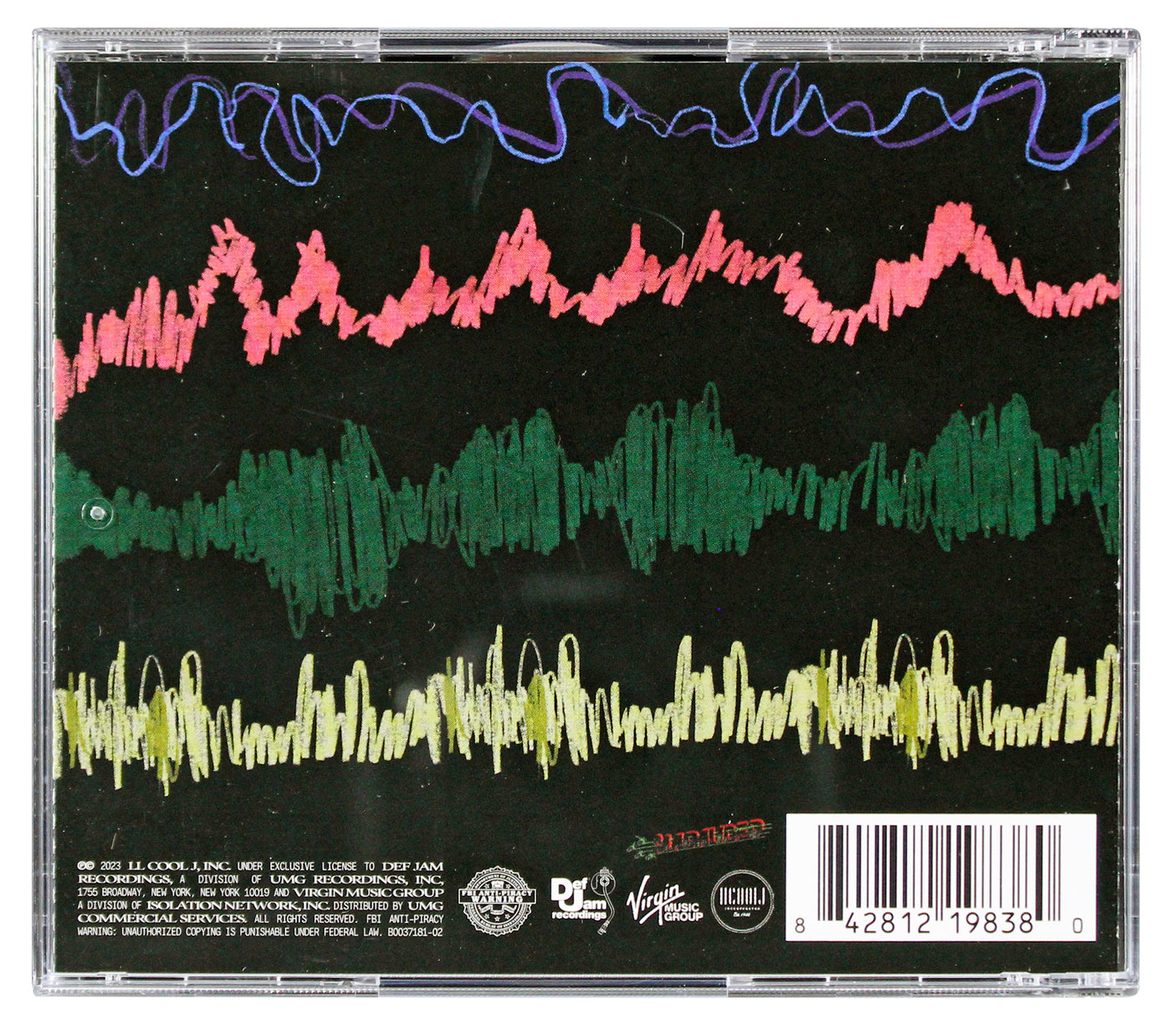 L.L. Cool J. Authentic Signed The Force Cd Insert W/ Disk BAS #BP50576