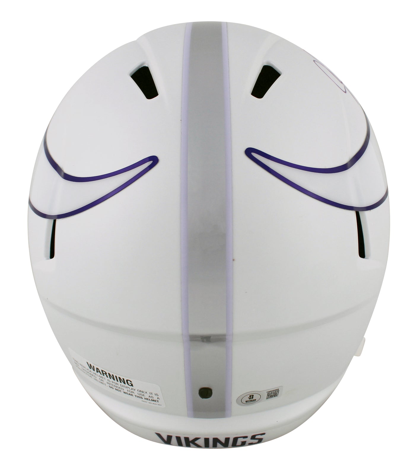 Vikings Justin Jefferson Signed 2024 Alt Full Size Speed Rep Helmet BAS Witness