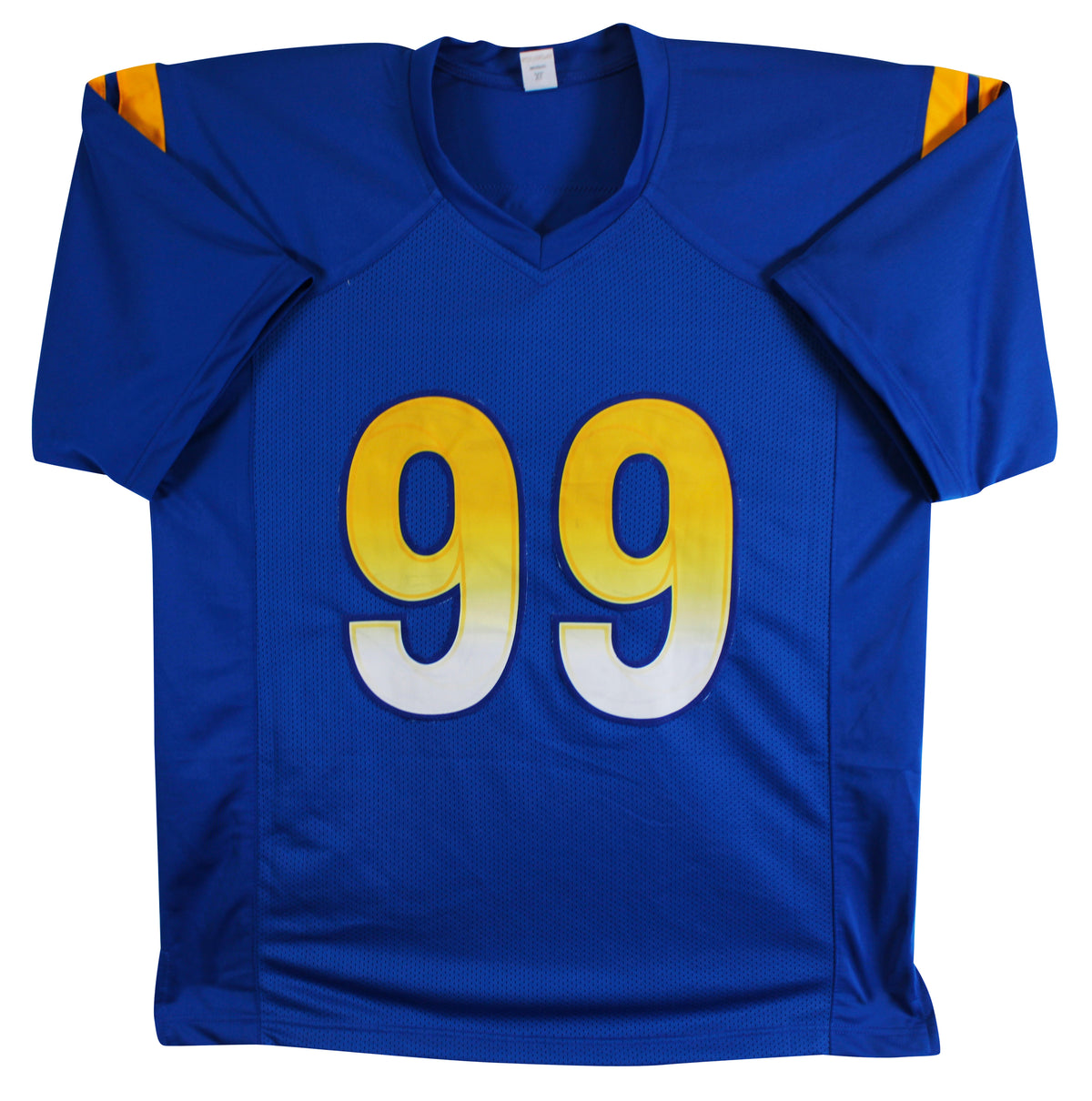 Aaron Donald Authentic Signed Blue Pro Style Jersey Autographed BAS Witnessed 2