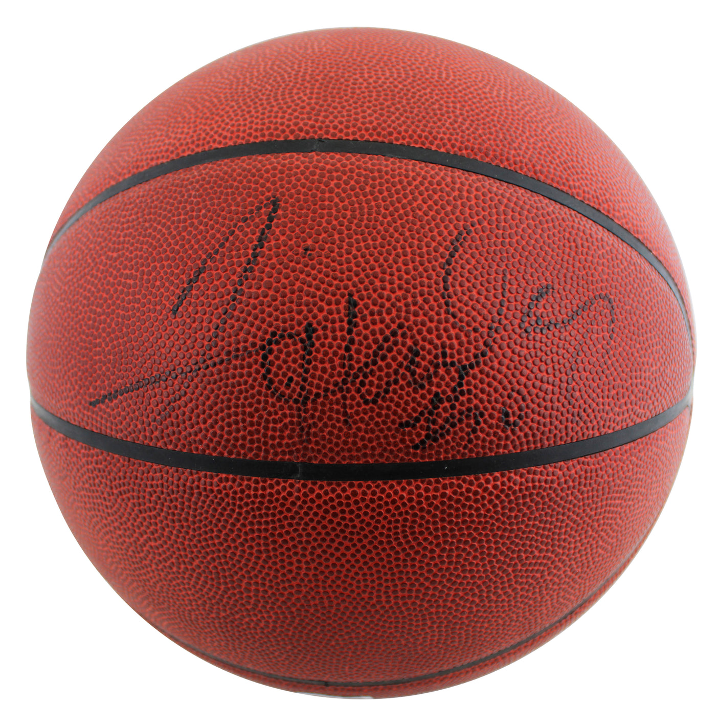 Warriors Tim Hardaway Sr. Authentic Signed Spalding I/O Basketball BAS #BU55110