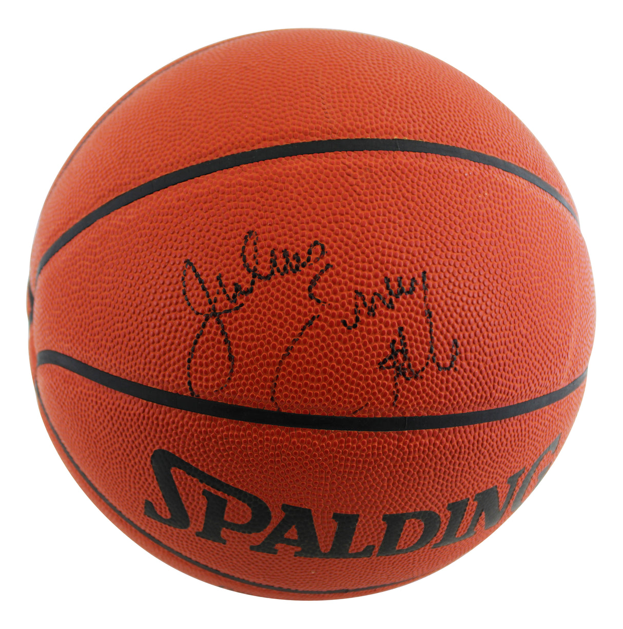 76ers Julius Erving Signed Spalding Official NBA Game Basketball BAS #BU55114