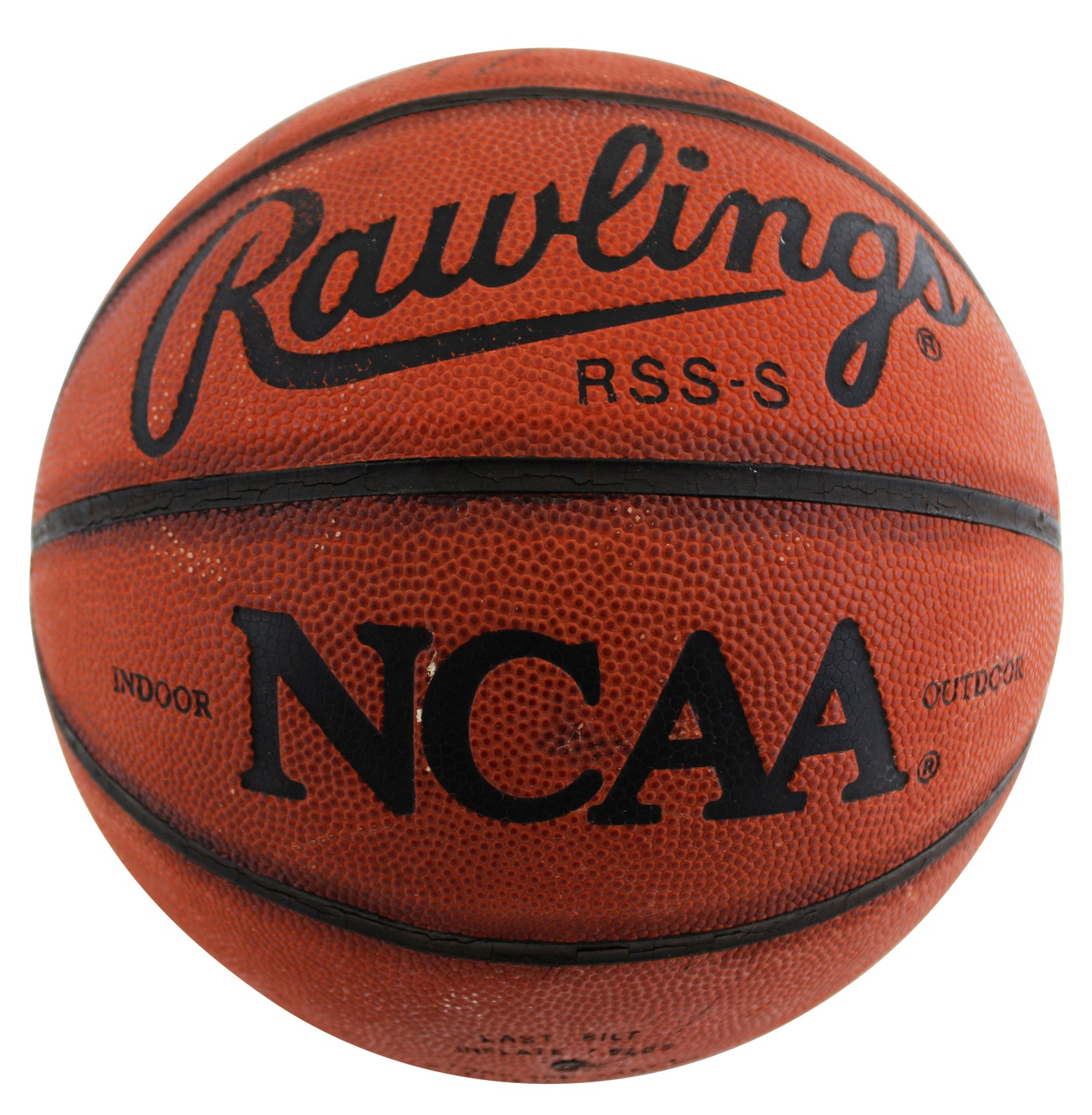 UTEP Don Haskins "Best Wishes" Signed Rawlings NCAA I/O Basketball BAS #BU55120