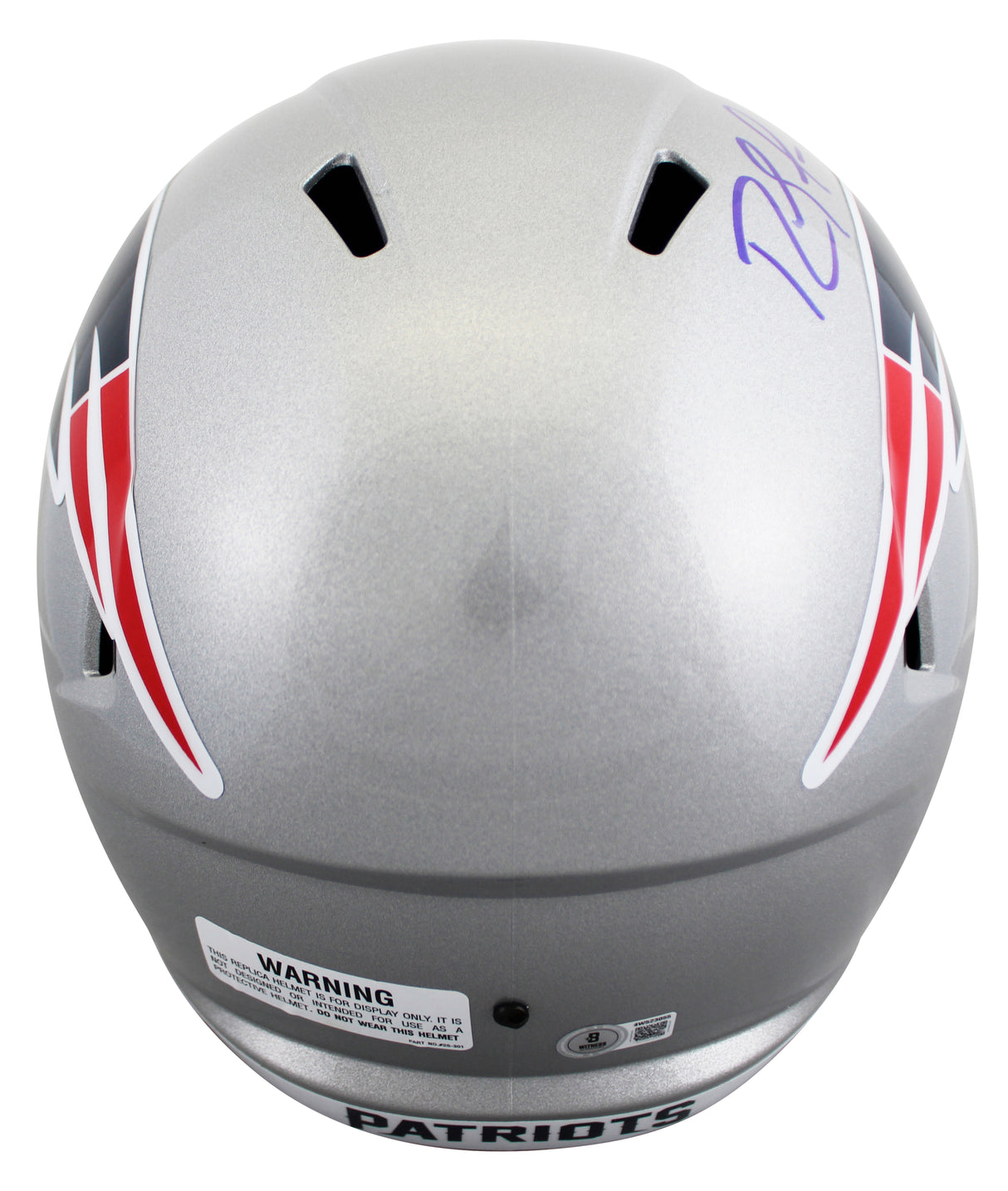 Patriots Randy Moss Authentic Signed Full Size Speed Rep Helmet BAS Witnessed