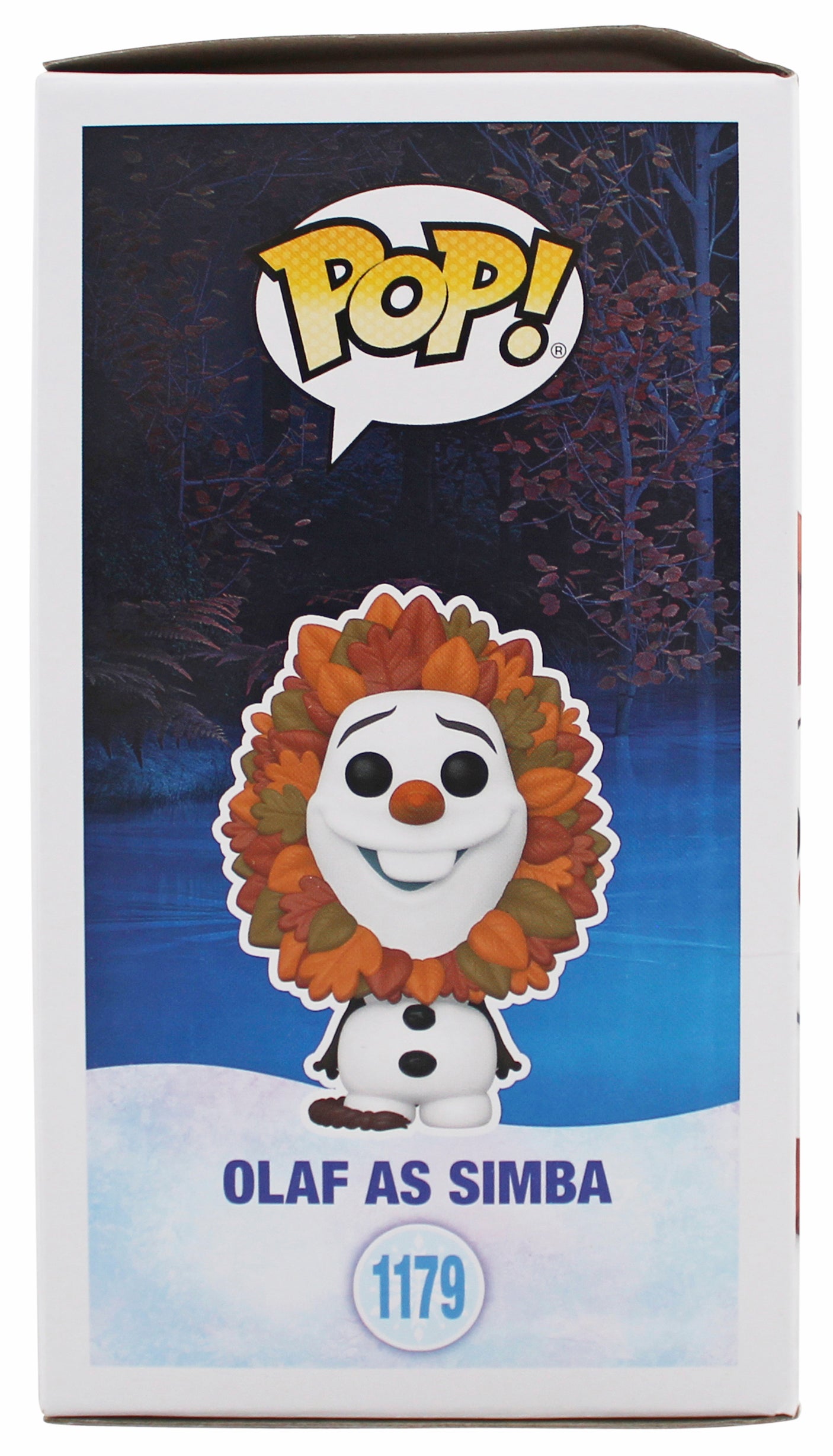 Josh Gad Frozen "Olaf as Simba" Signed #1179 Funko Pop Vinyl Figure BAS 1