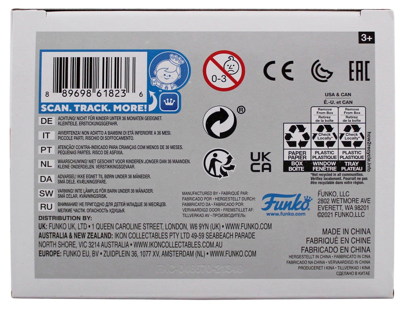 Josh Gad Frozen "Olaf as Simba" Signed #1179 Funko Pop Vinyl Figure BAS 1