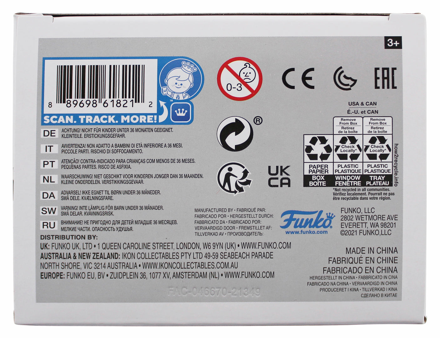 Josh Gad Frozen "Olaf" Signed #1177 Olaf as Ariel Funko Pop Vinyl Figure BAS