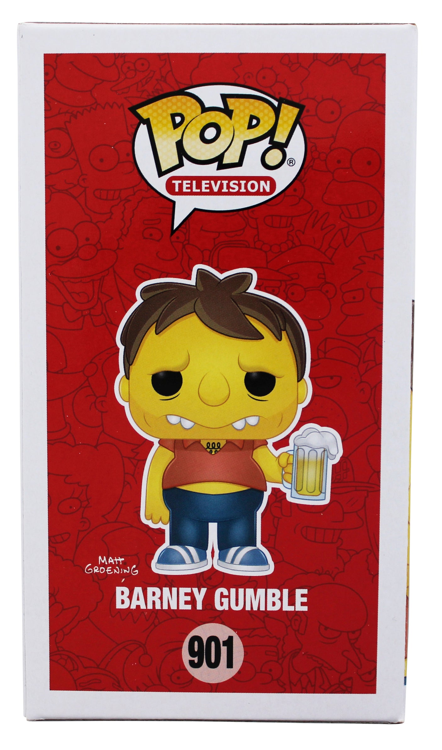 Dan Castellaneta The Simpsons Signed Barney #901 Funko Pop Figure JSA #UU18303