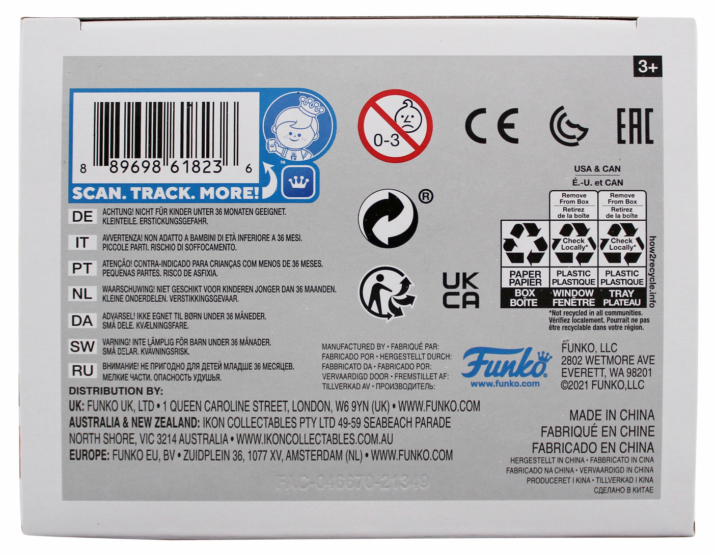 Josh Gad Frozen "Olaf" Signed #1179 Olaf as Simba Funko Pop Vinyl Figure BAS 2