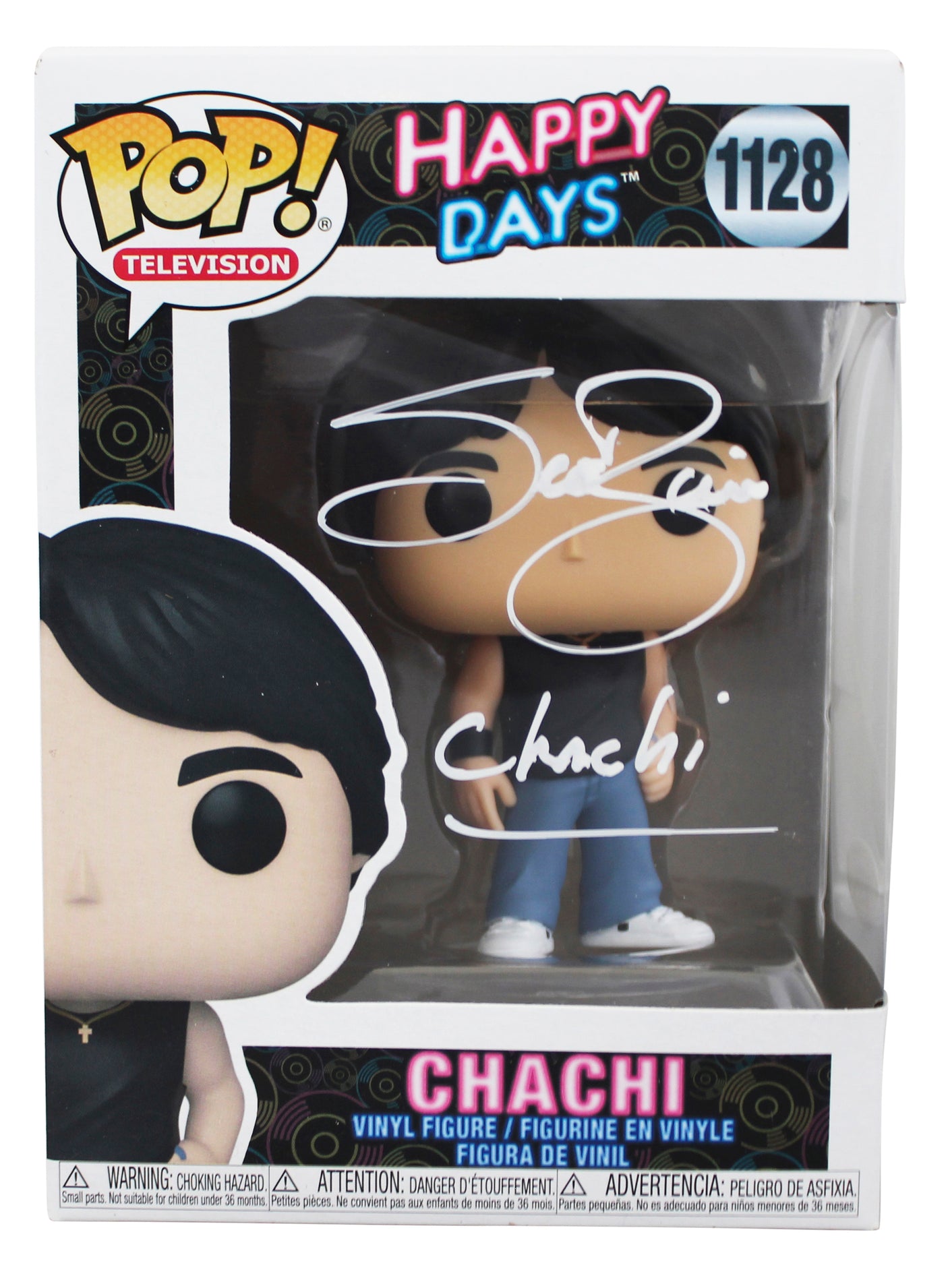 Scott Baio Happy Days "Chachi" Signed #1128 Funko Pop Vinyl Figure JSA #QQ80123