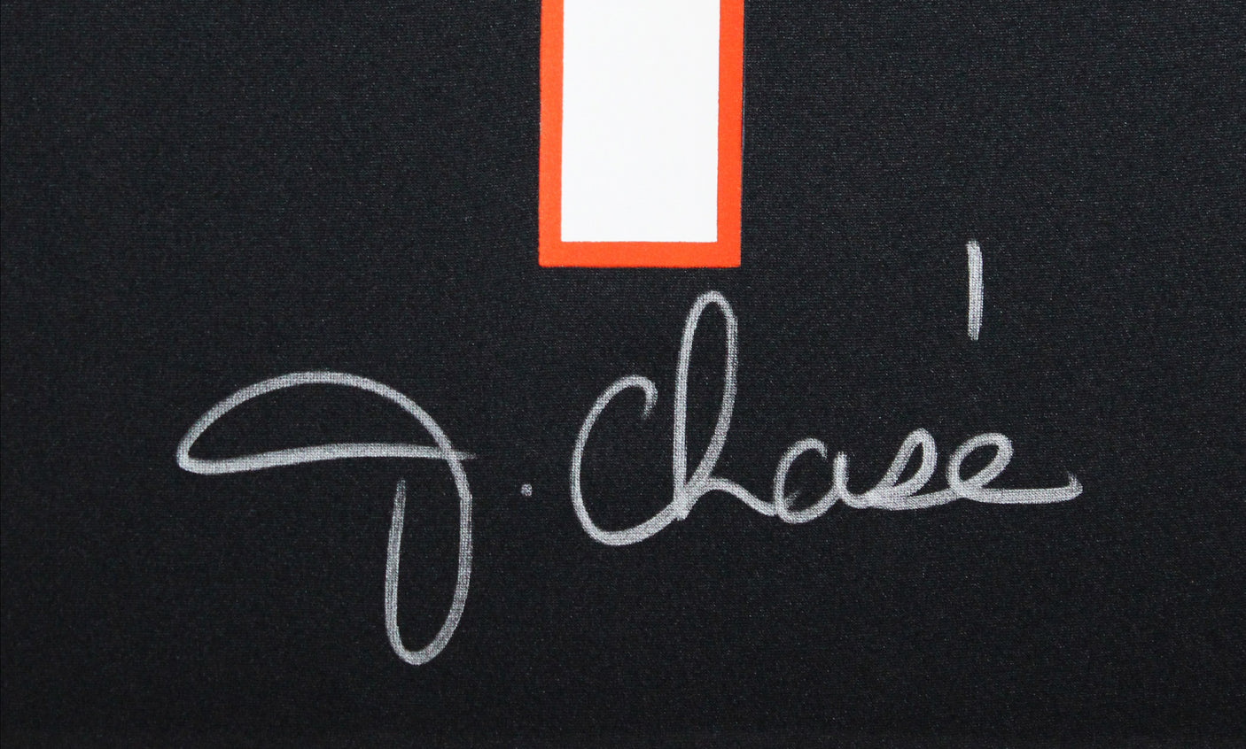 Bengals Ja'Marr Chase Authentic Signed Black Nike Game Framed Jersey BAS Witness