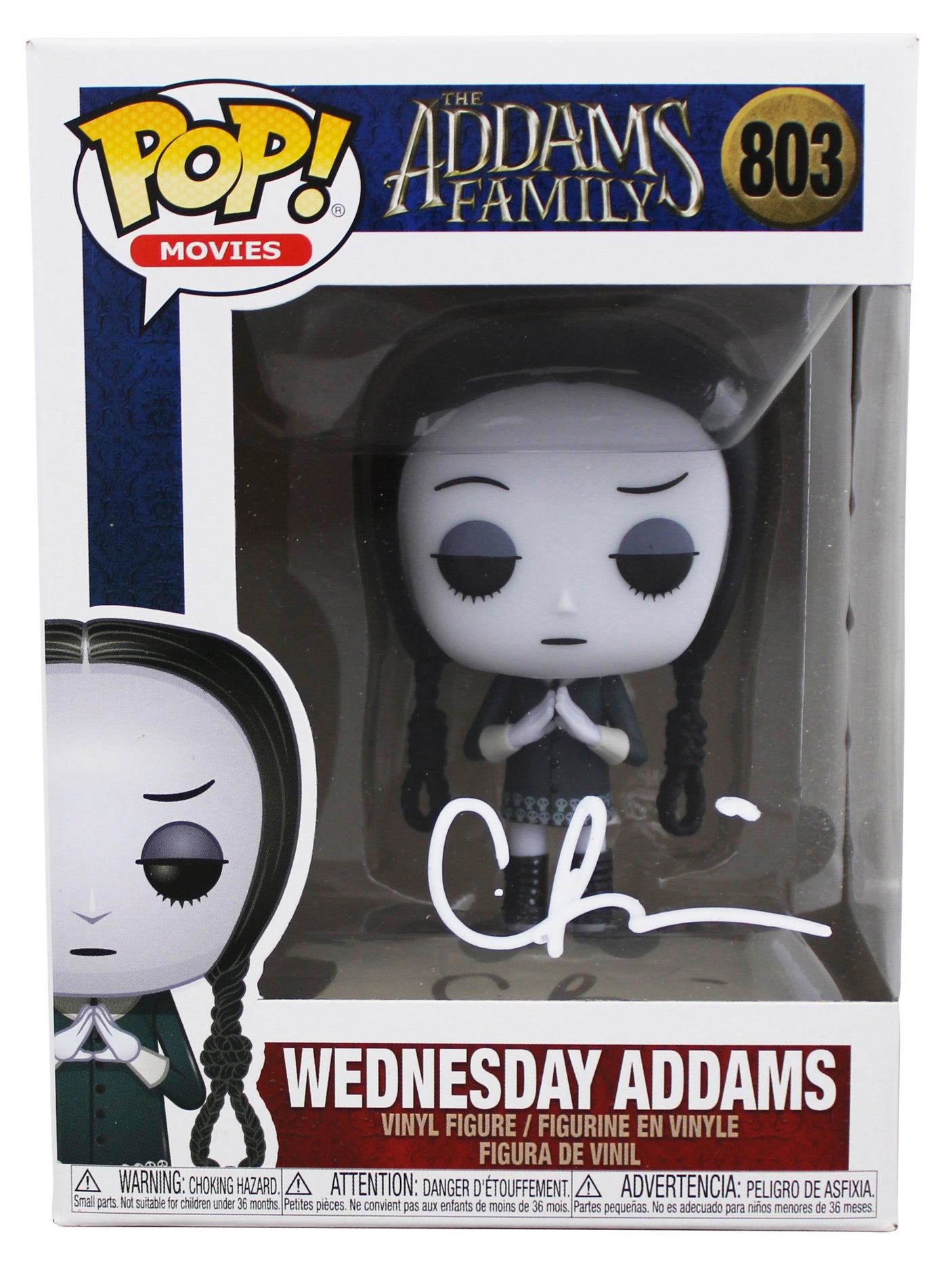 Christina Ricci The Addams Family Signed #803 Funko Pop Figure BAS #WF93058