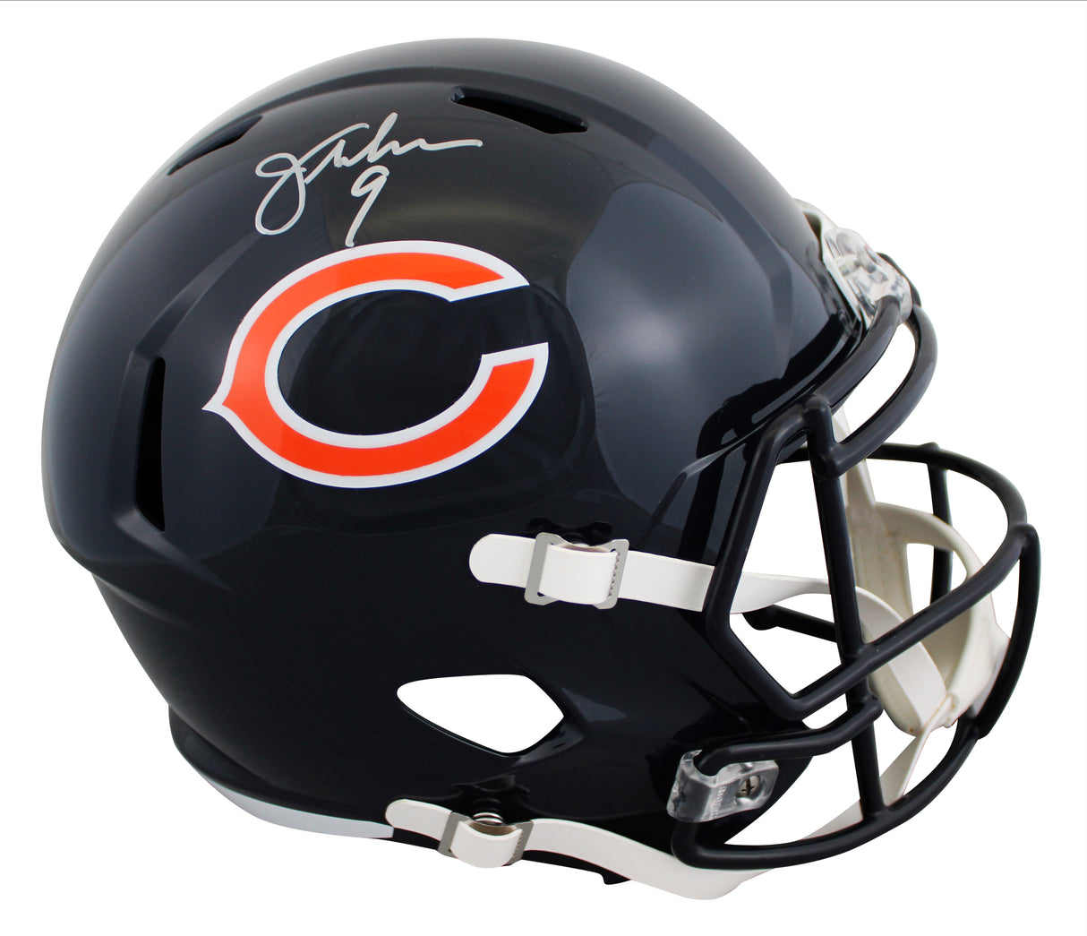 Bears Jim McMahon Signed Full Size Speed Rep Helmet W/ Case JSA Witness