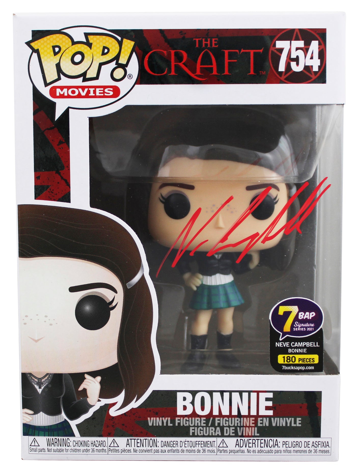 Neve Campbell The Craft Signed Bonnie #754 Funko Pop Vinyl Figure JSA #WIT416727