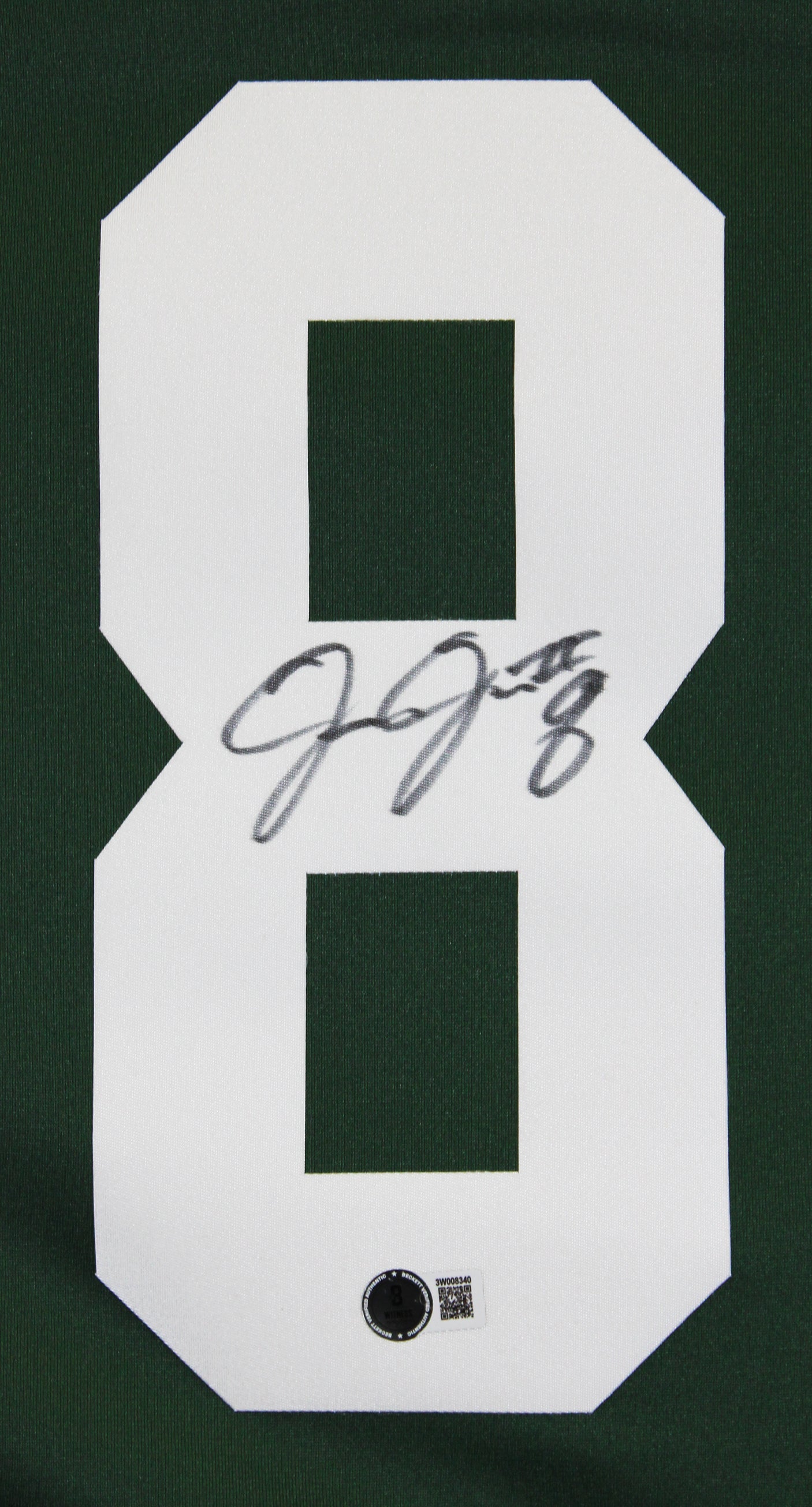 Packers Josh Jacobs Authentic Signed Green Nike Game Jersey BAS Witnessed