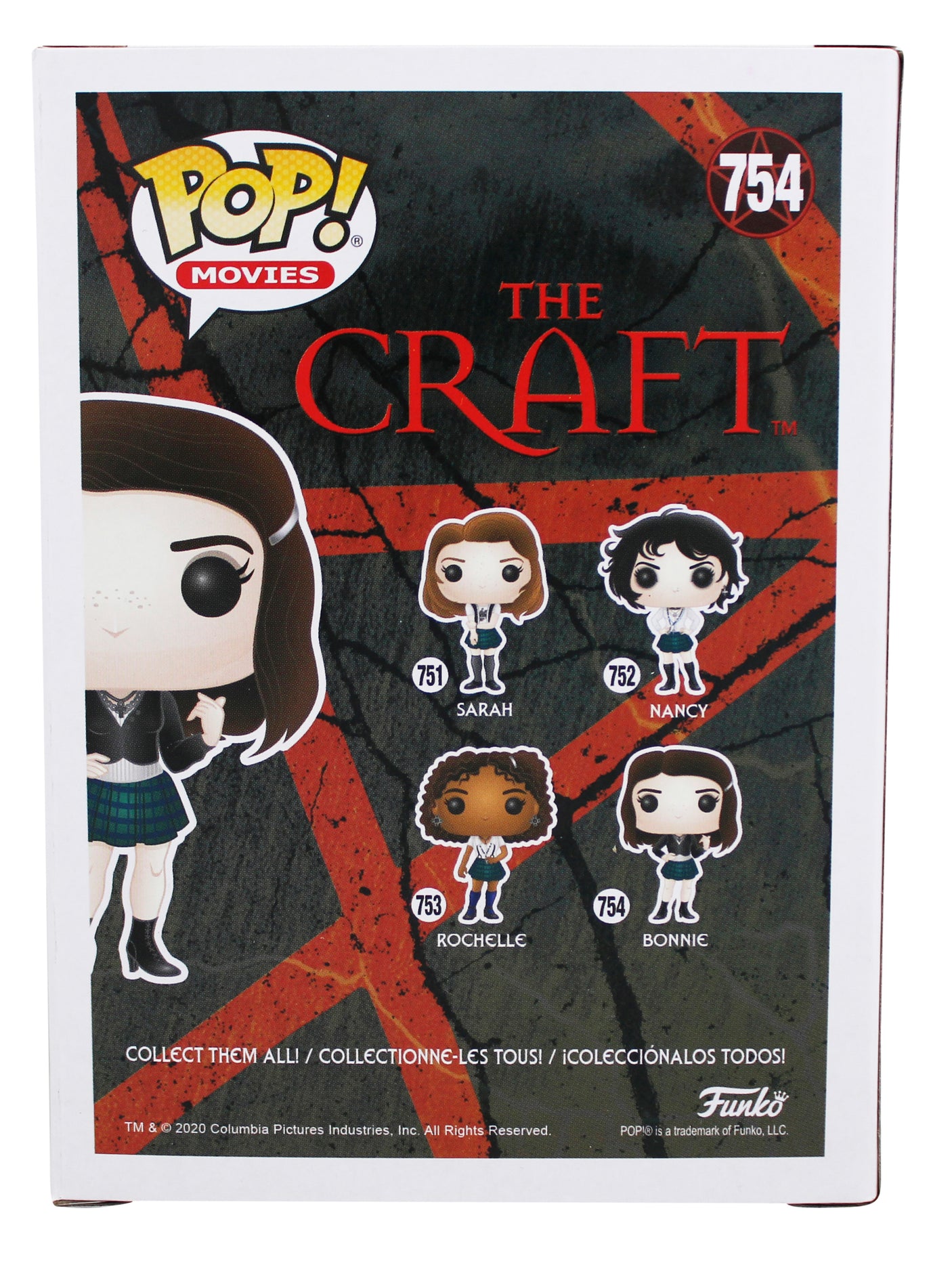 Neve Campbell The Craft Signed Bonnie #754 Funko Pop Vinyl Figure JSA #WIT416727