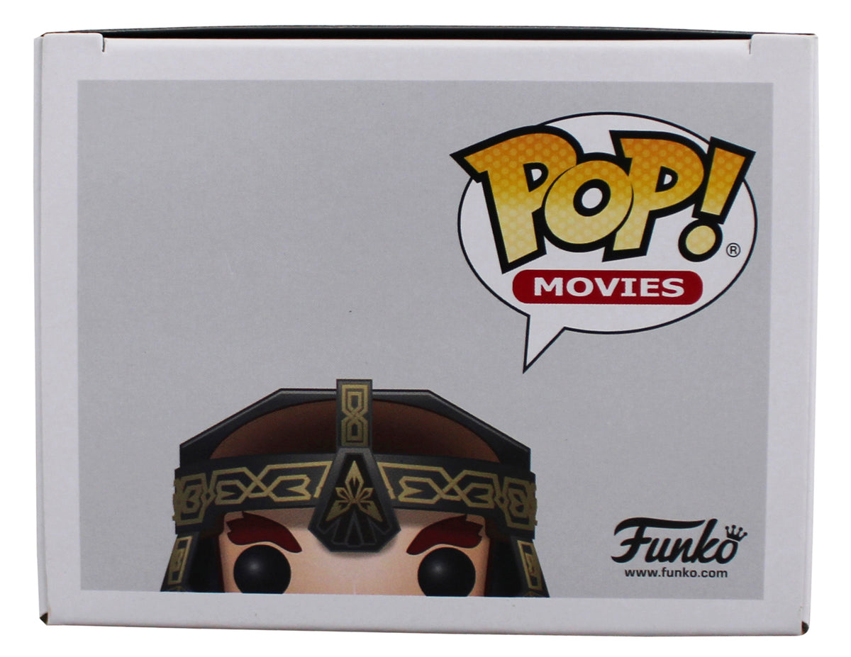 John Rhys-Davies LOTR "Gimli" Signed #629 Funko Pop Figure w/ Yellow Sig BAS Wit