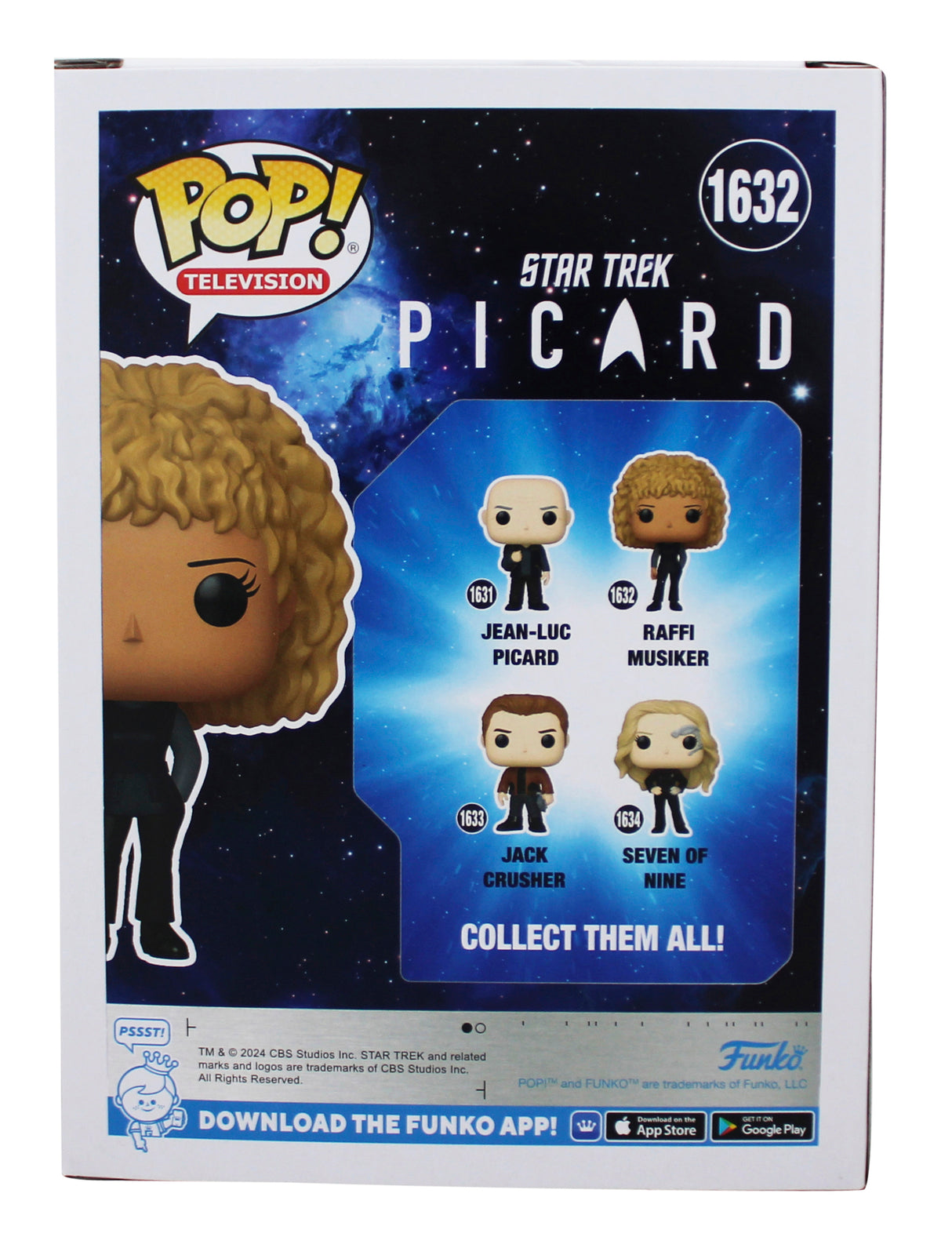 Michelle Hurd Star Trek Signed Raffi Musiker #1632 Funko Pop Figure BAS #FI11373