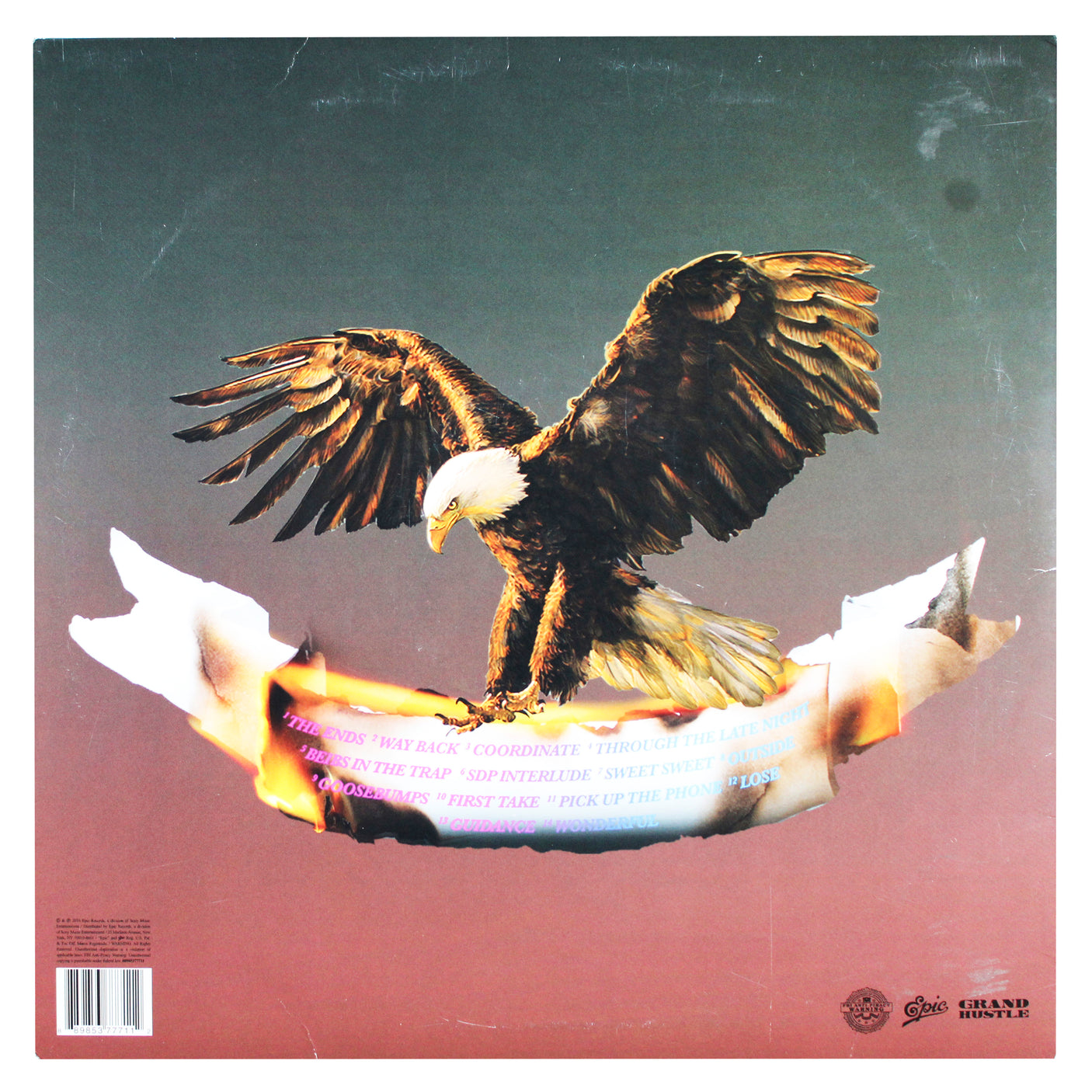 Travis Scott Signed Birds in the Trap Sing McKnight Album Cover PSA/DNA #AP84762