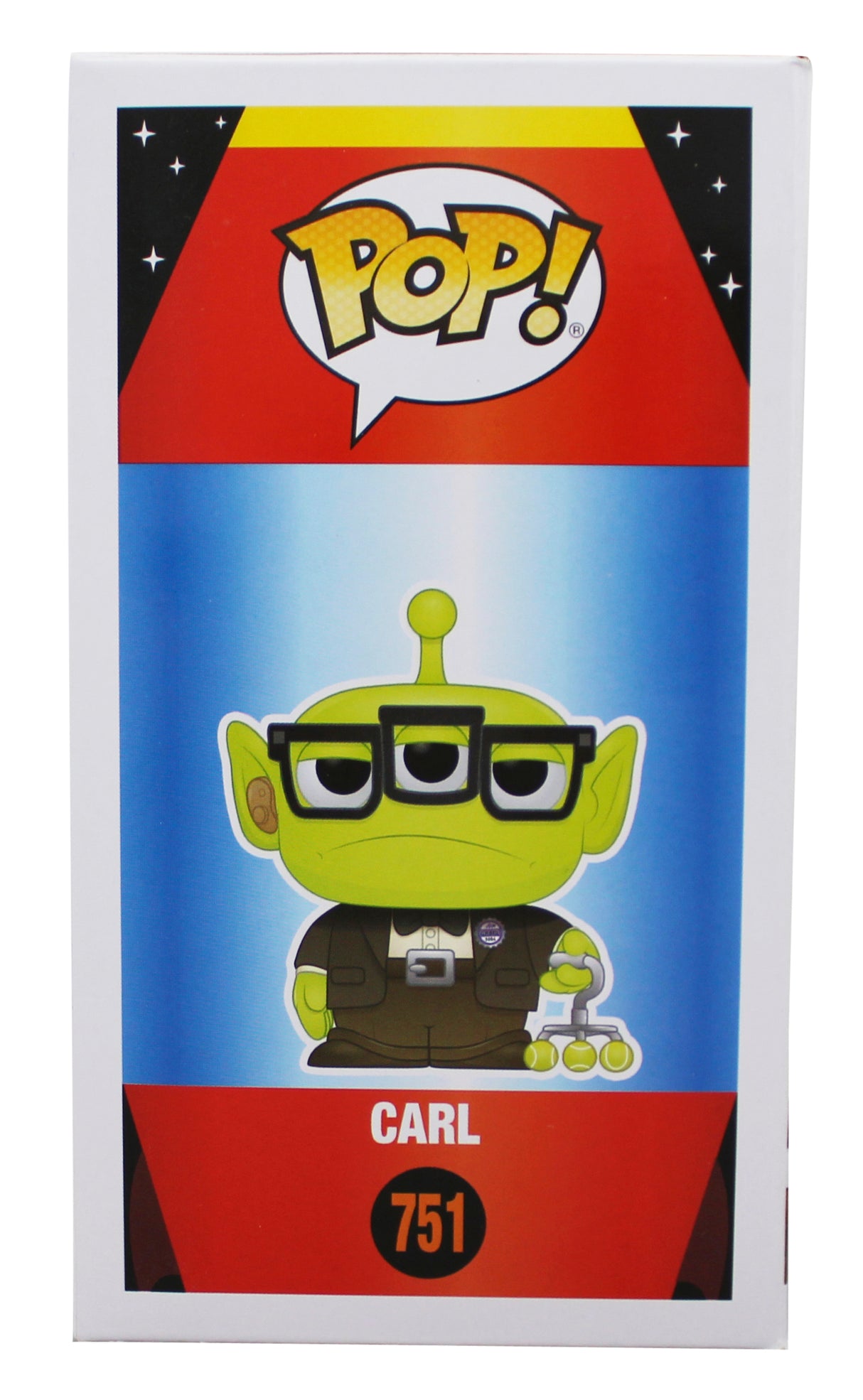 Ed Asner Up "Alien Carl" Signed Carl #751 Funko Pop Vinyl Figure PSA #AI53520