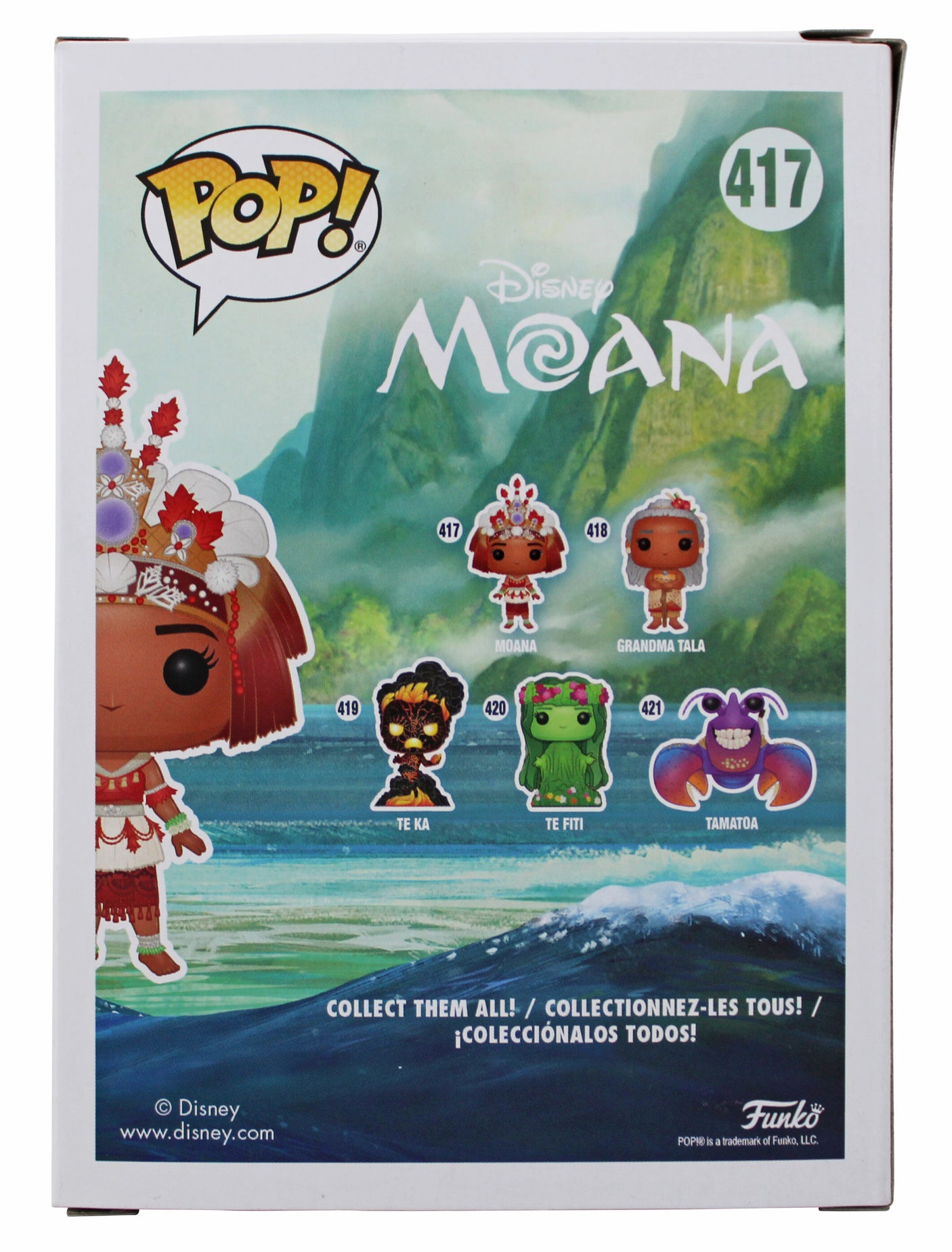Aulii Cravalho Moana Authentic Signed #417 Funko Pop Vinyl Figure BAS